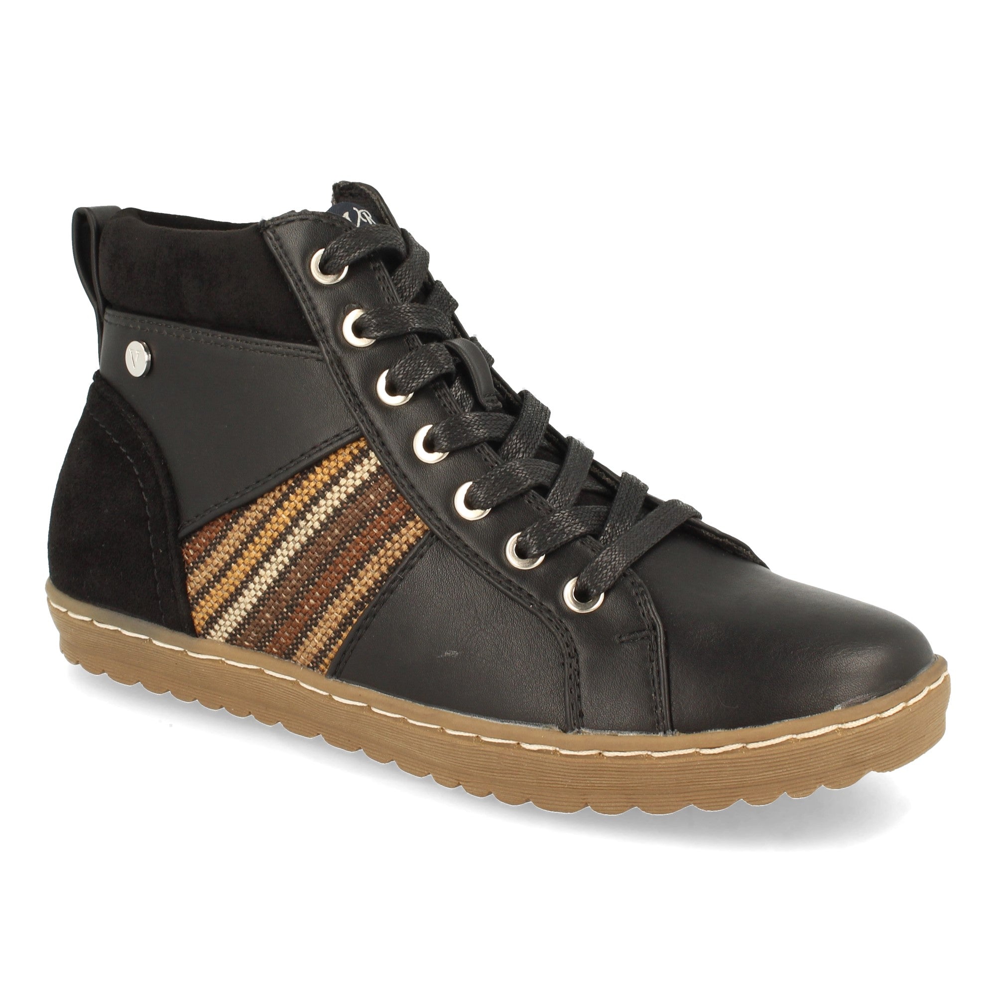 Zapatilla Abotinada para Mujer Comodas Negras