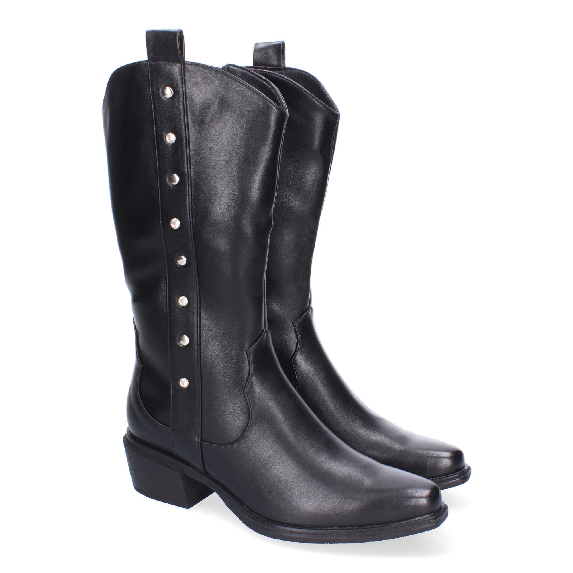 Bota Campero de Mujer con Tachuelas
