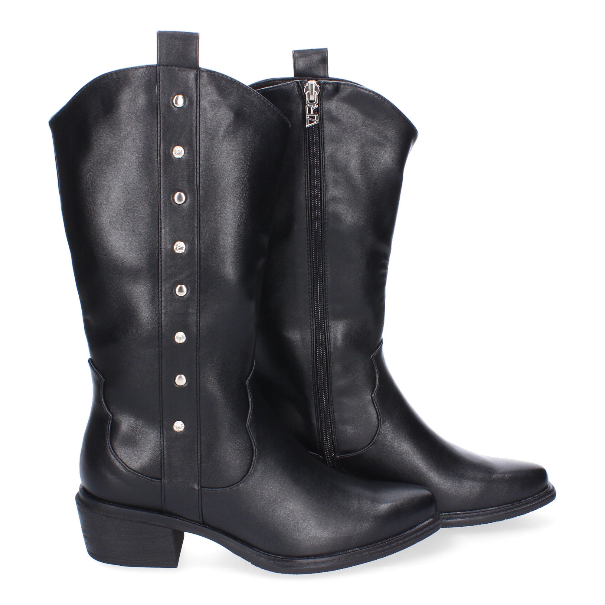 Bota Campero de Mujer con Tachuelas