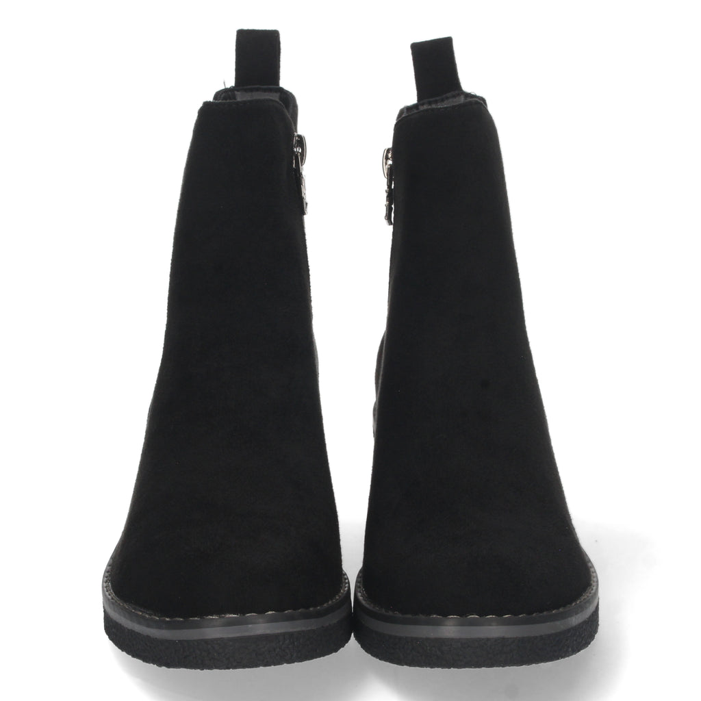 Botin negro elástico