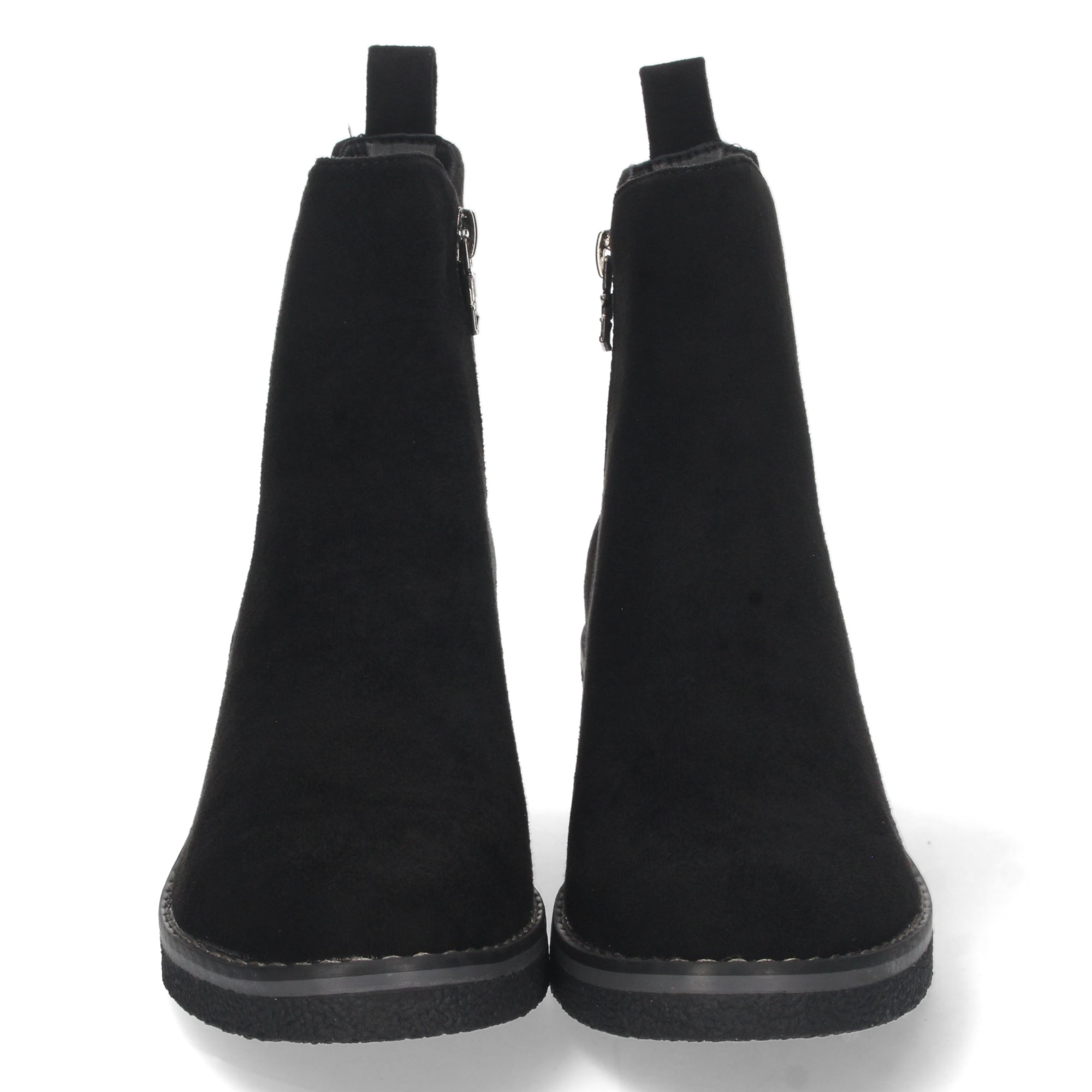 Botin negro elástico