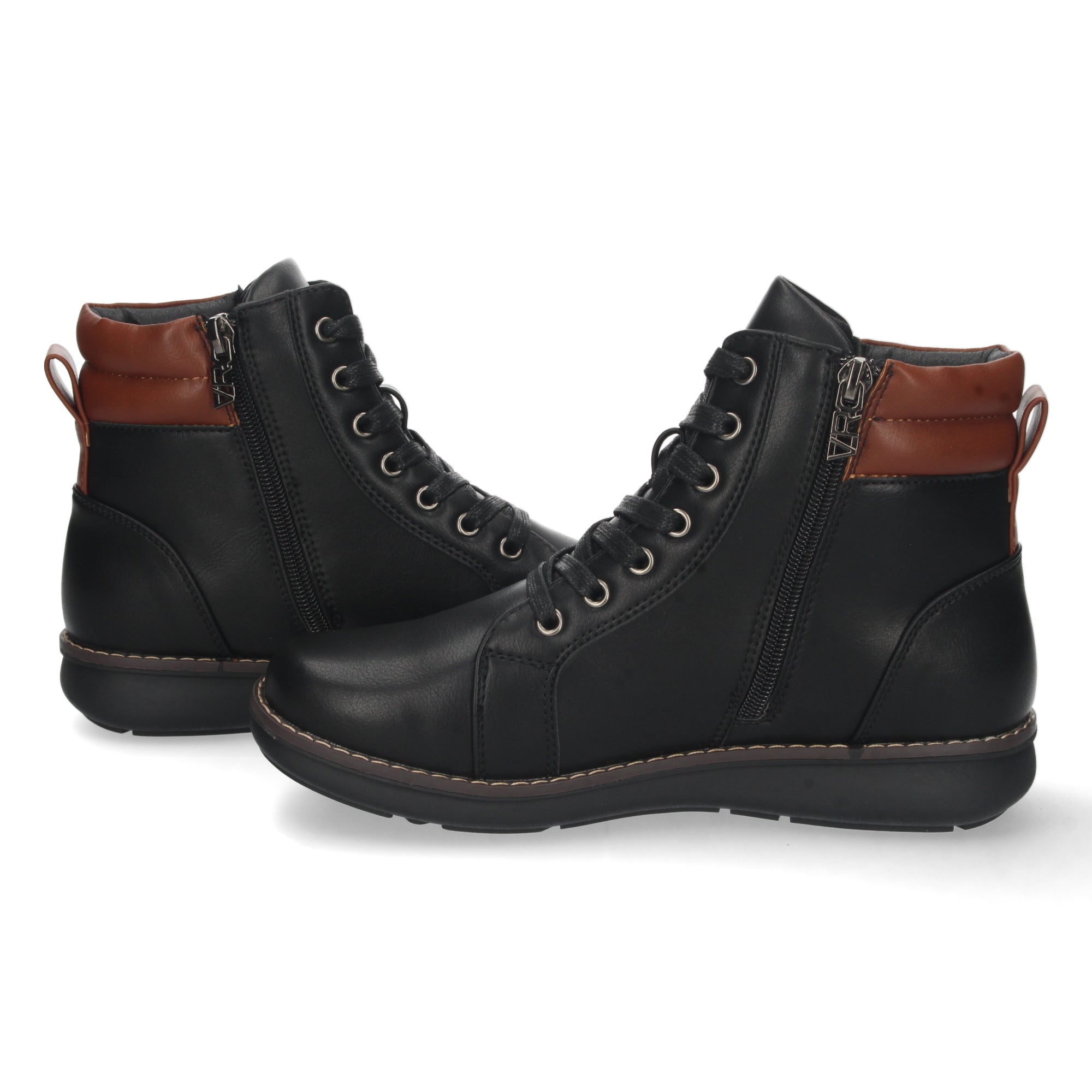 Botin plano negro