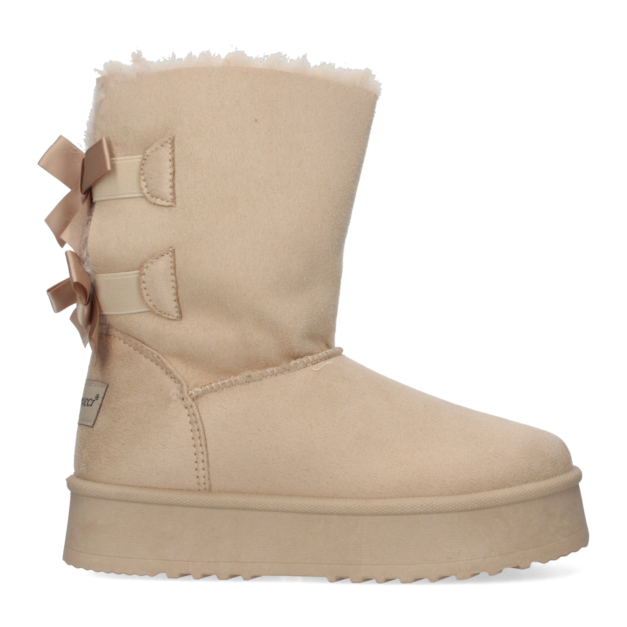 Bota beige estilo australiana