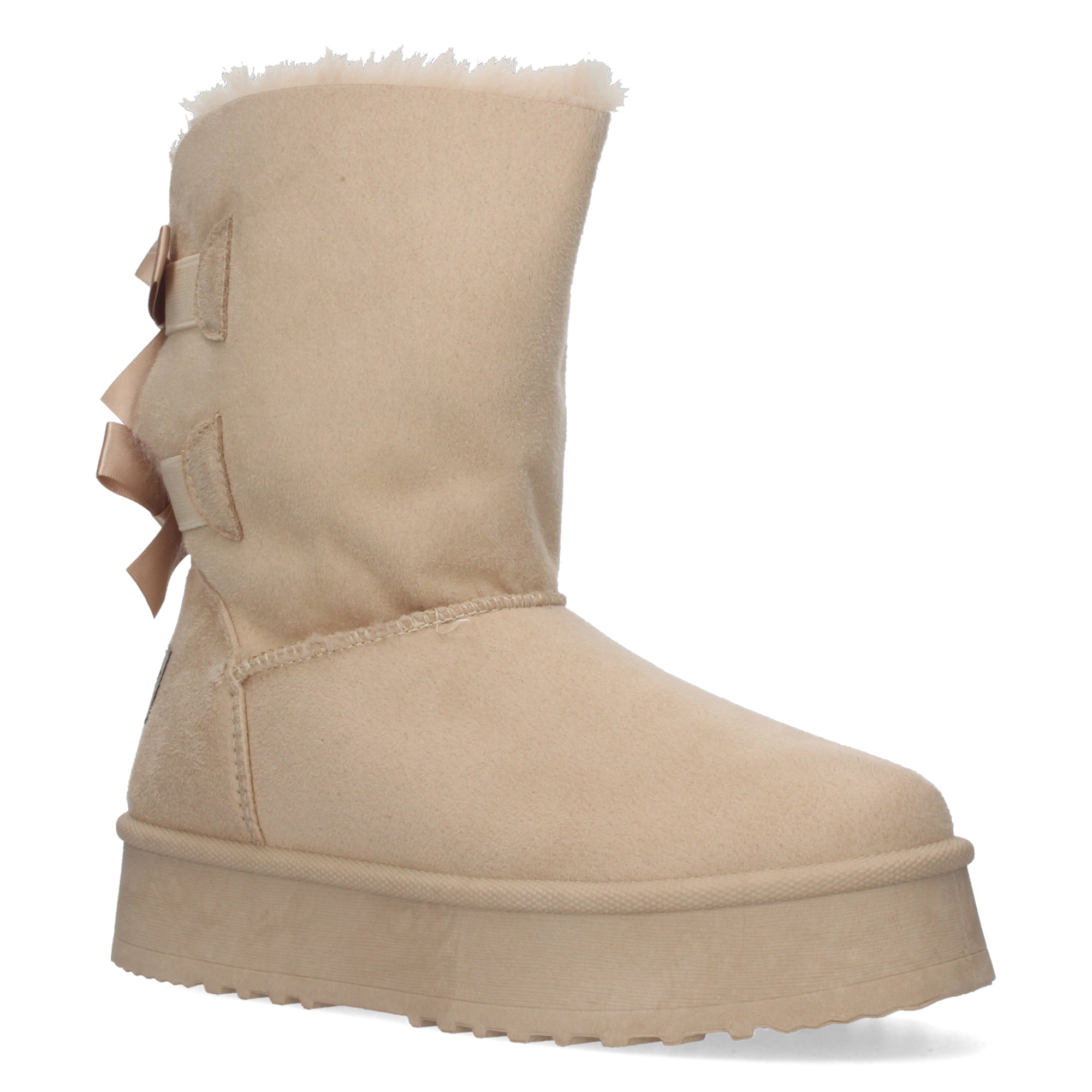 Bota beige estilo australiana