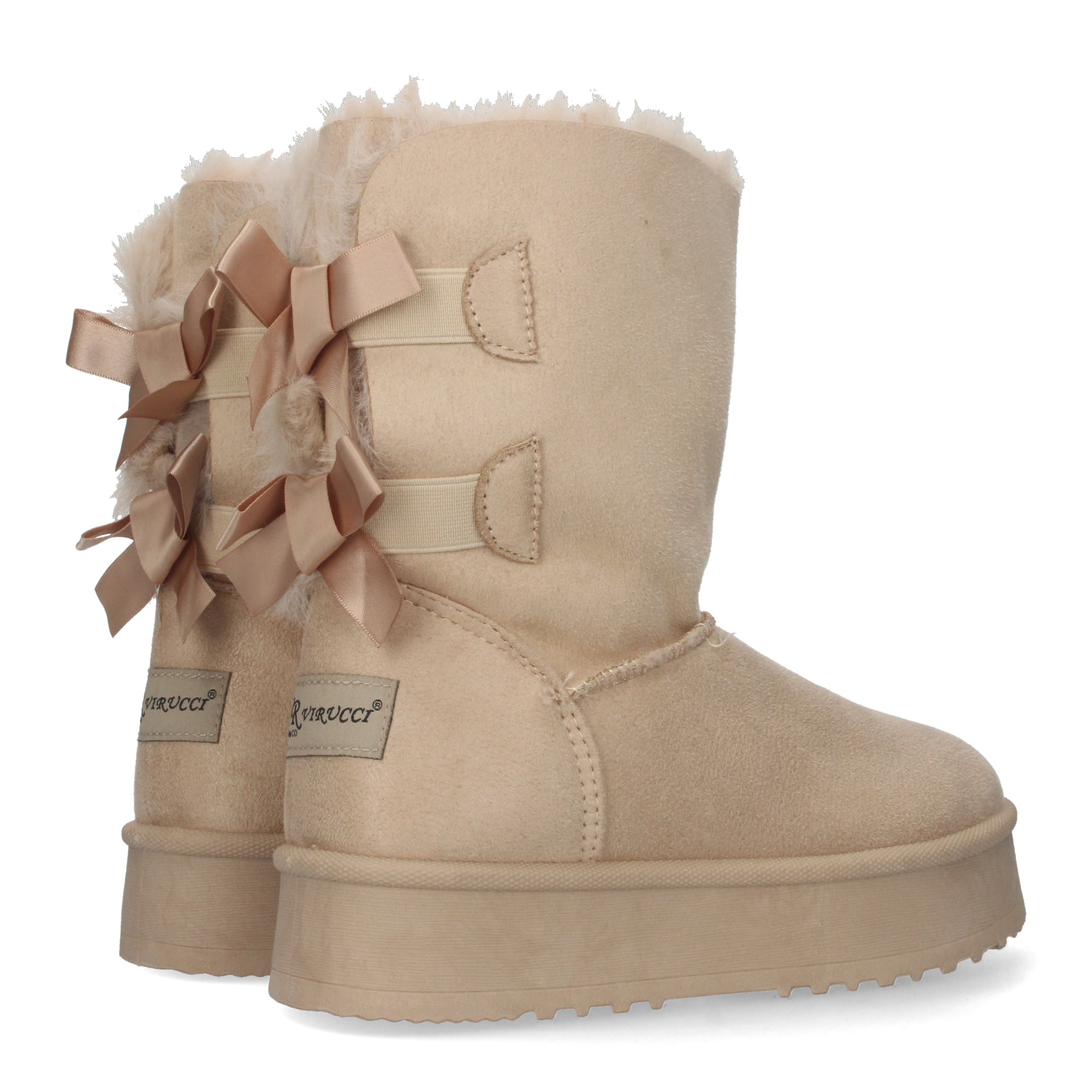 Bota beige estilo australiana