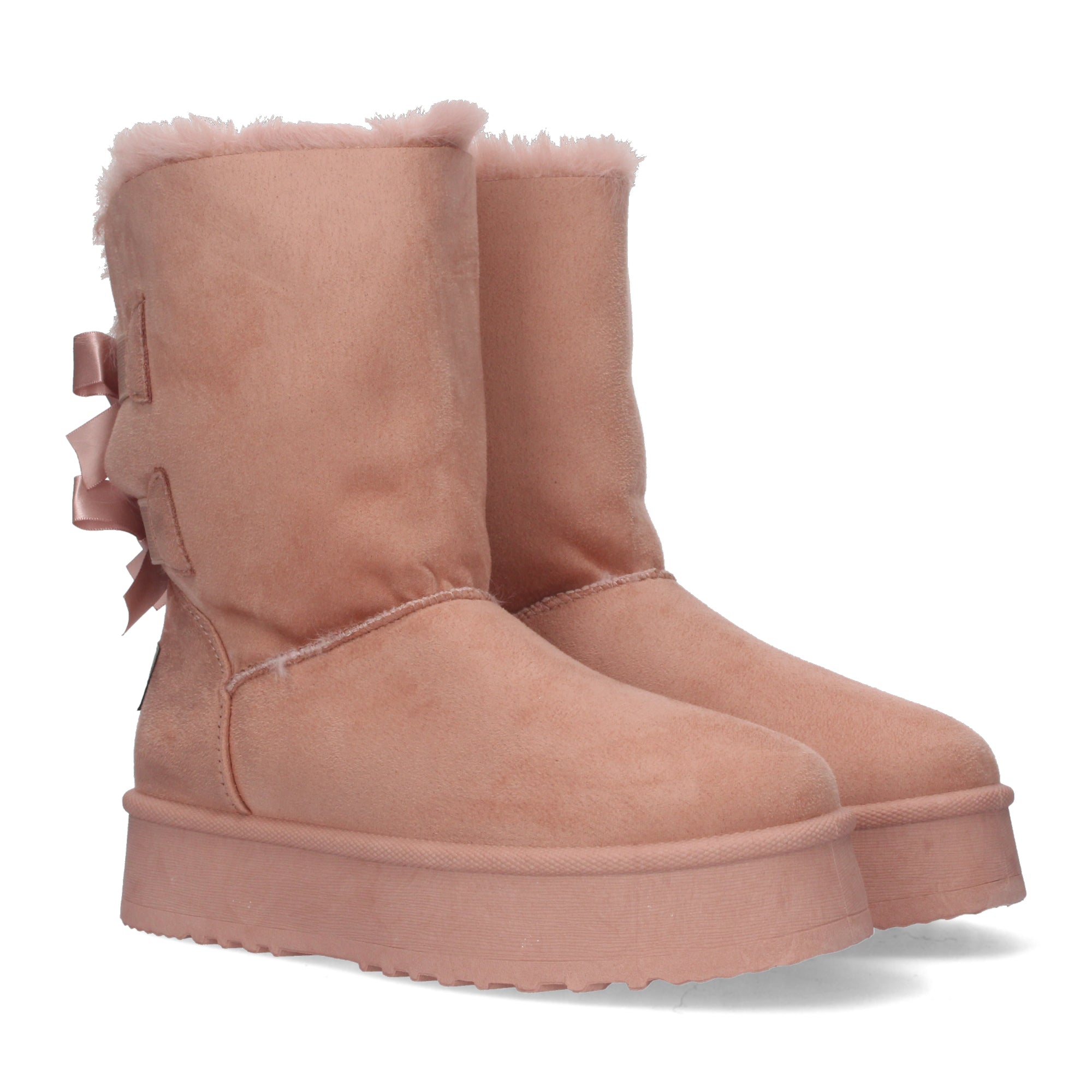 Bota rosa estilo australiana