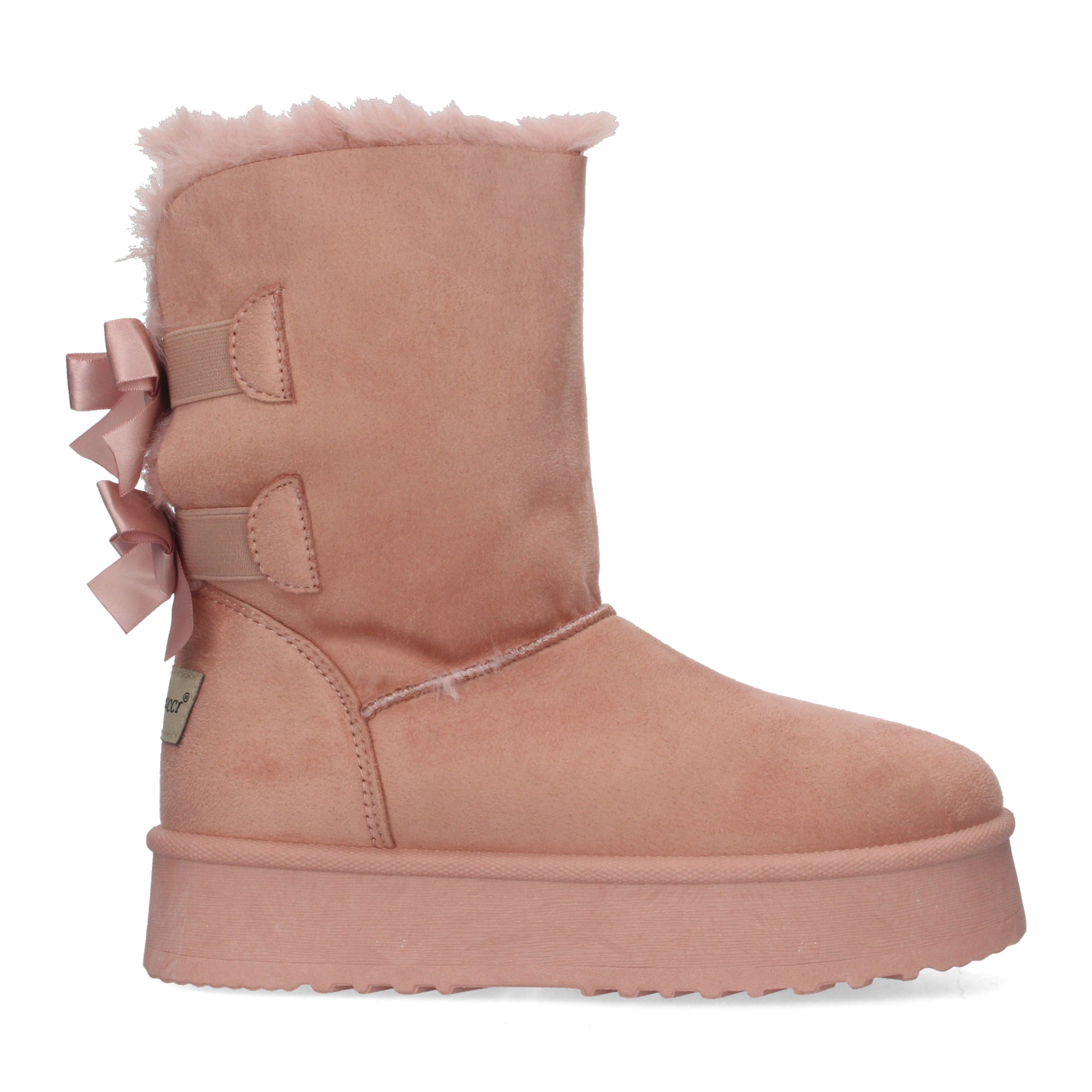 Bota rosa estilo australiana