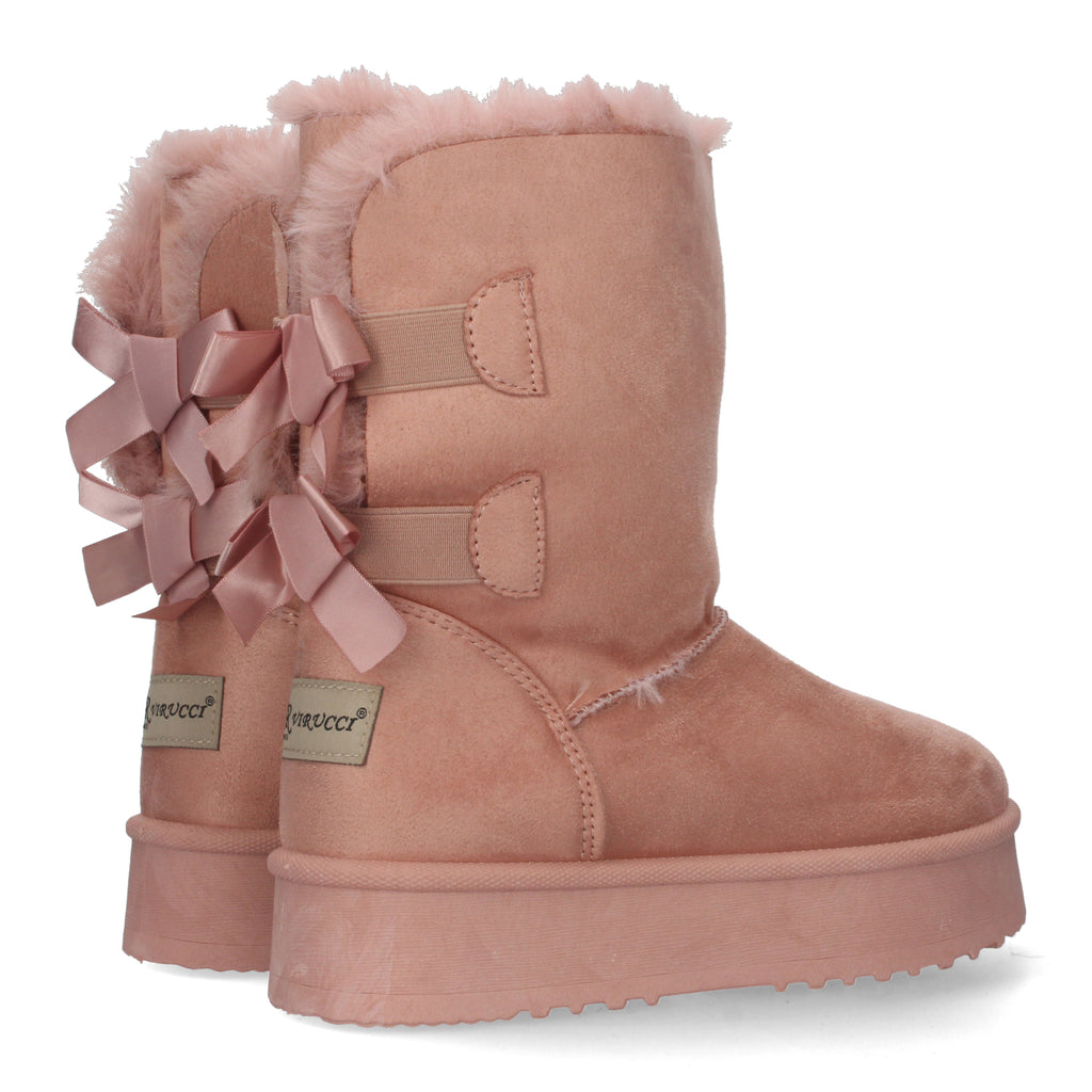 Bota rosa estilo australiana