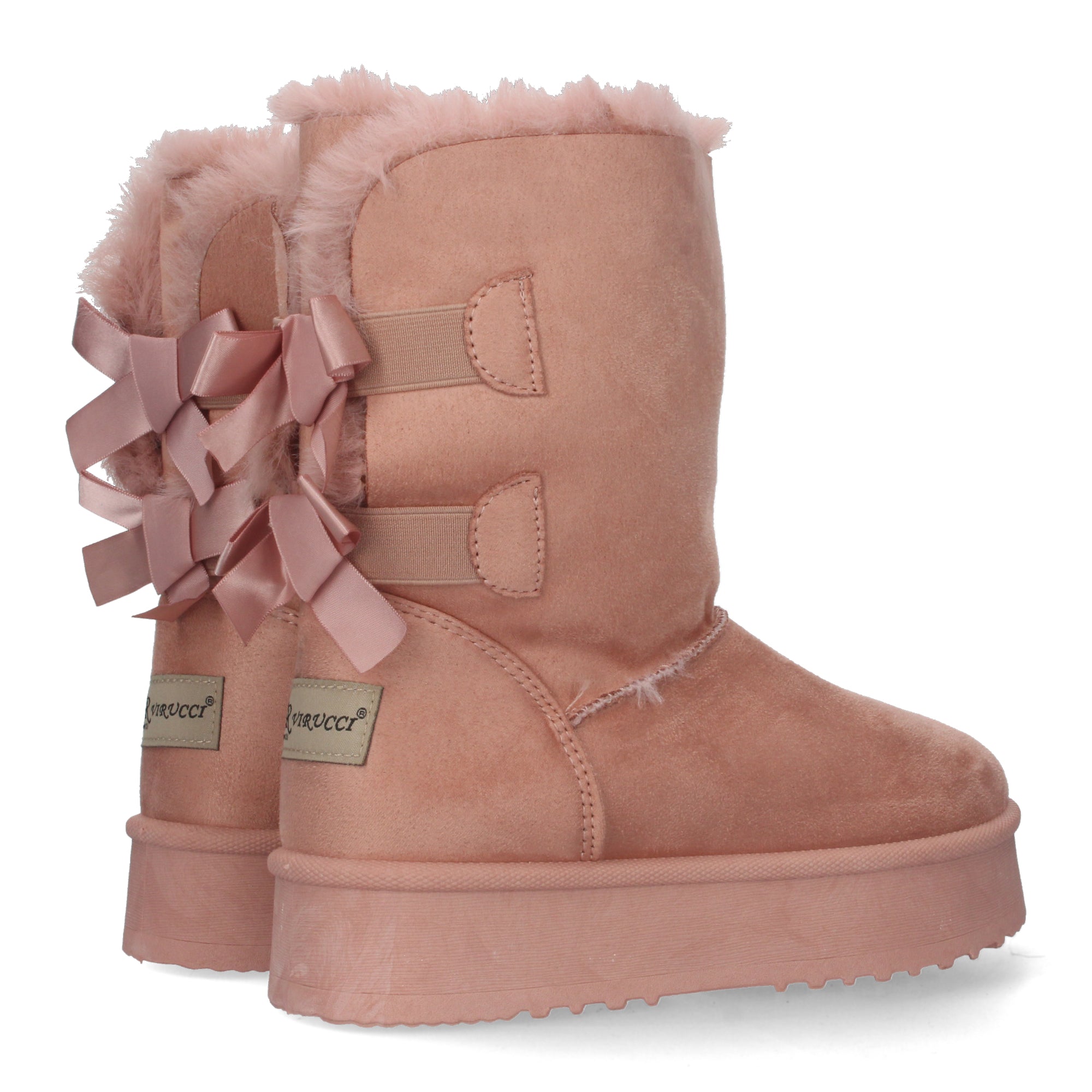 Bota rosa estilo australiana