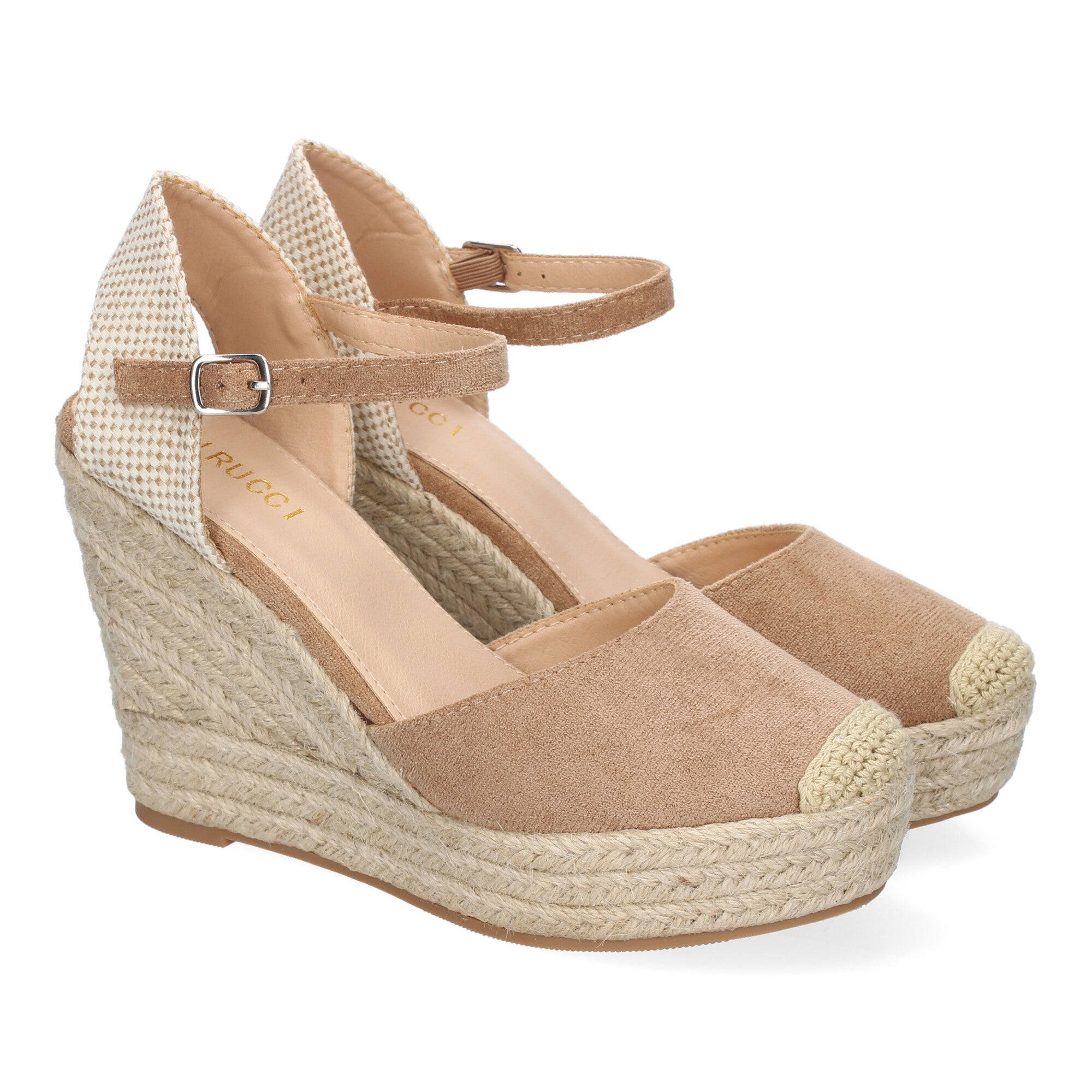 Sandalia de Cuña de Yute para Mujer, Cómoda y Elegante con Diseño Moderno y Hebilla Ajustable