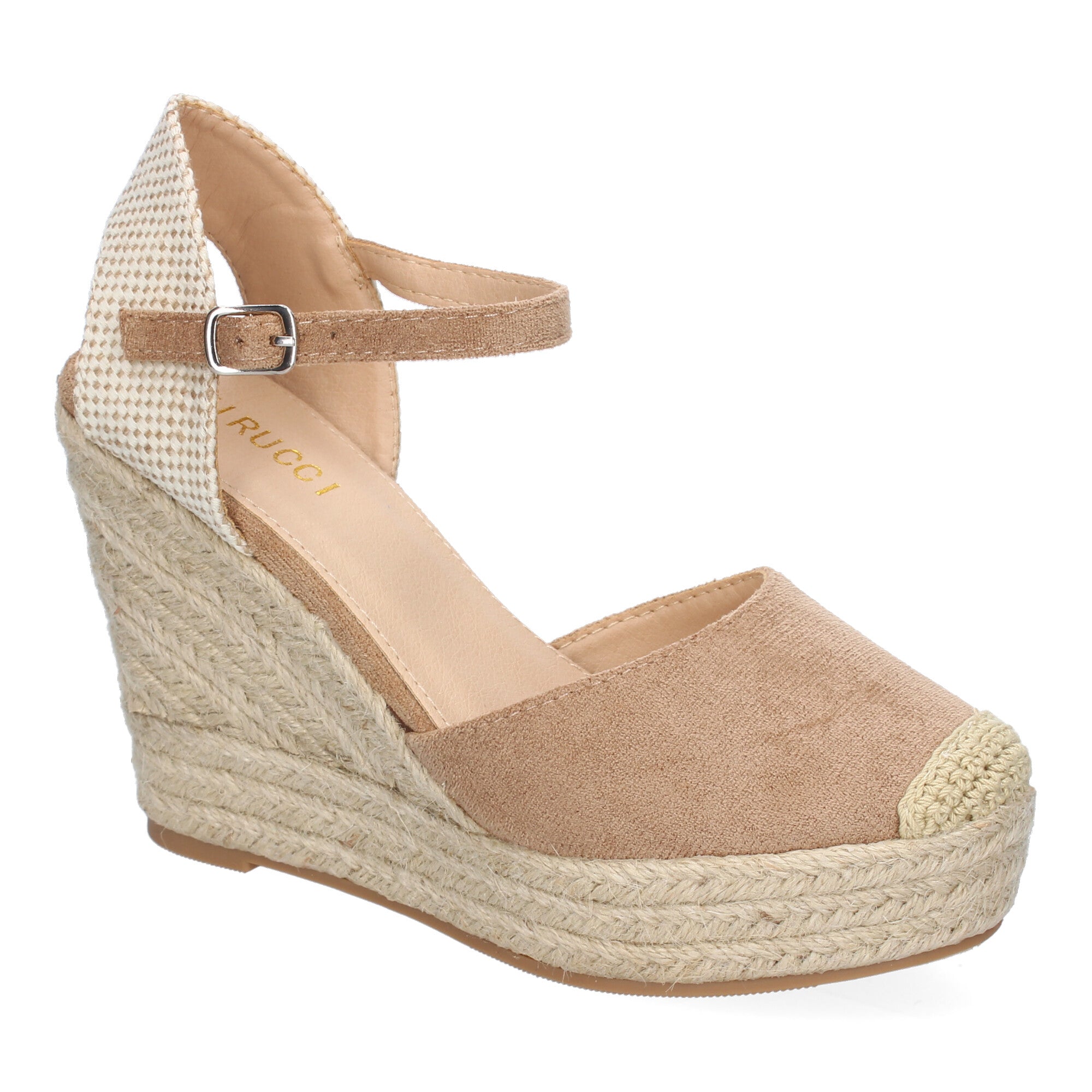 Sandalia de Cuña de Yute para Mujer, Cómoda y Elegante con Diseño Moderno y Hebilla Ajustable