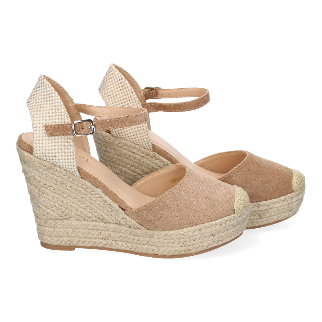 Sandalia de Cuña de Yute para Mujer, Cómoda y Elegante con Diseño Moderno y Hebilla Ajustable