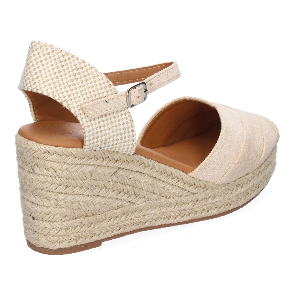 Sandalia de Cuña de Yute para Mujer, Cómoda y Elegante con Diseño Moderno y Hebilla Ajustable