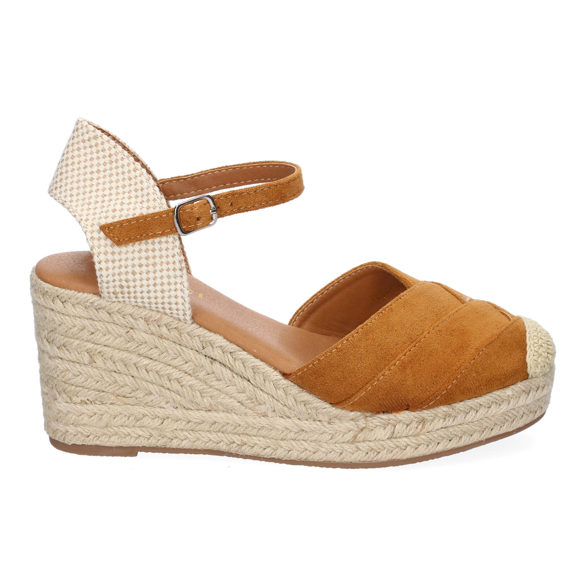 Sandalia de Cuña de Yute para Mujer, Cómoda y Elegante con Diseño Moderno y Hebilla Ajustable