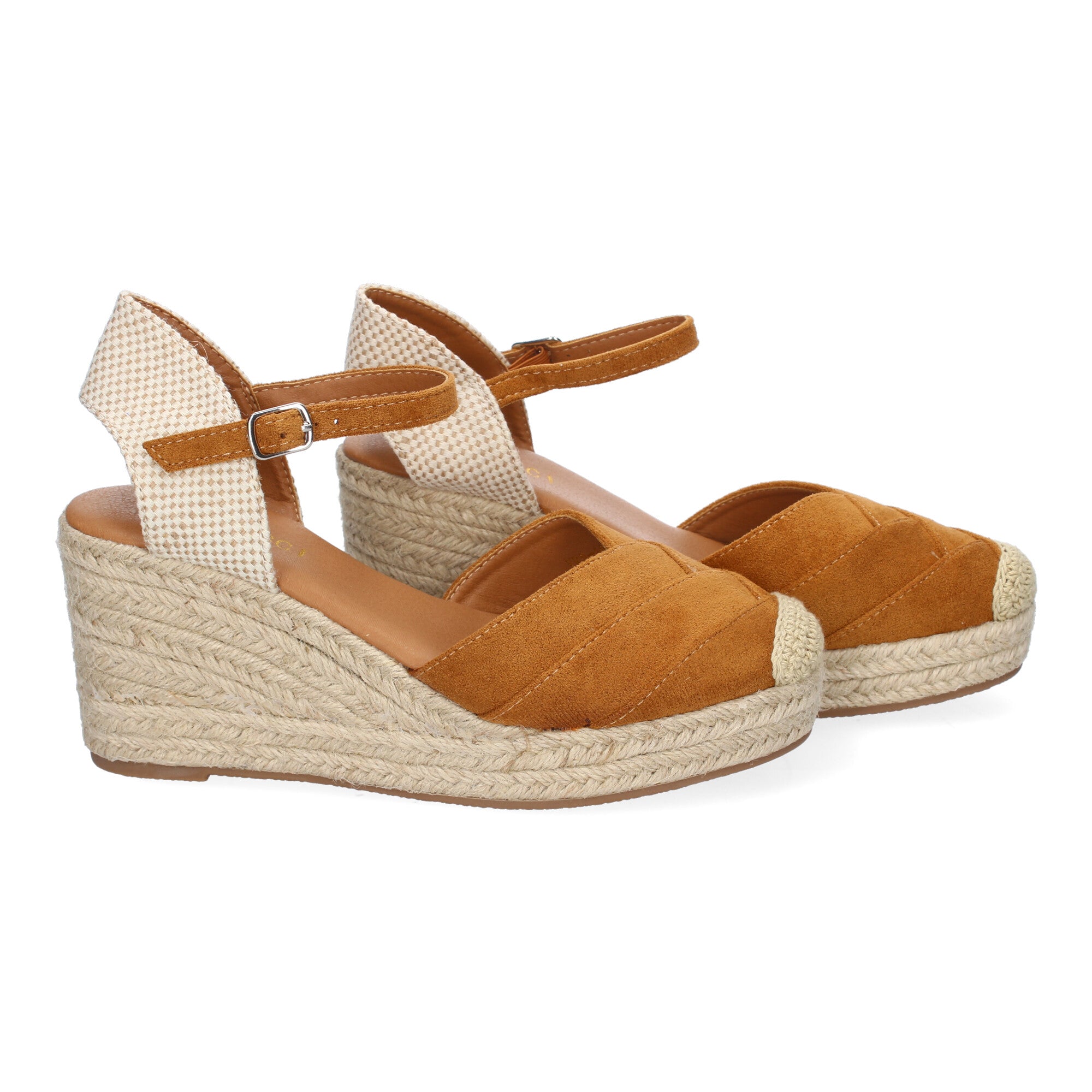 Sandalia de Cuña de Yute para Mujer, Cómoda y Elegante con Diseño Moderno y Hebilla Ajustable