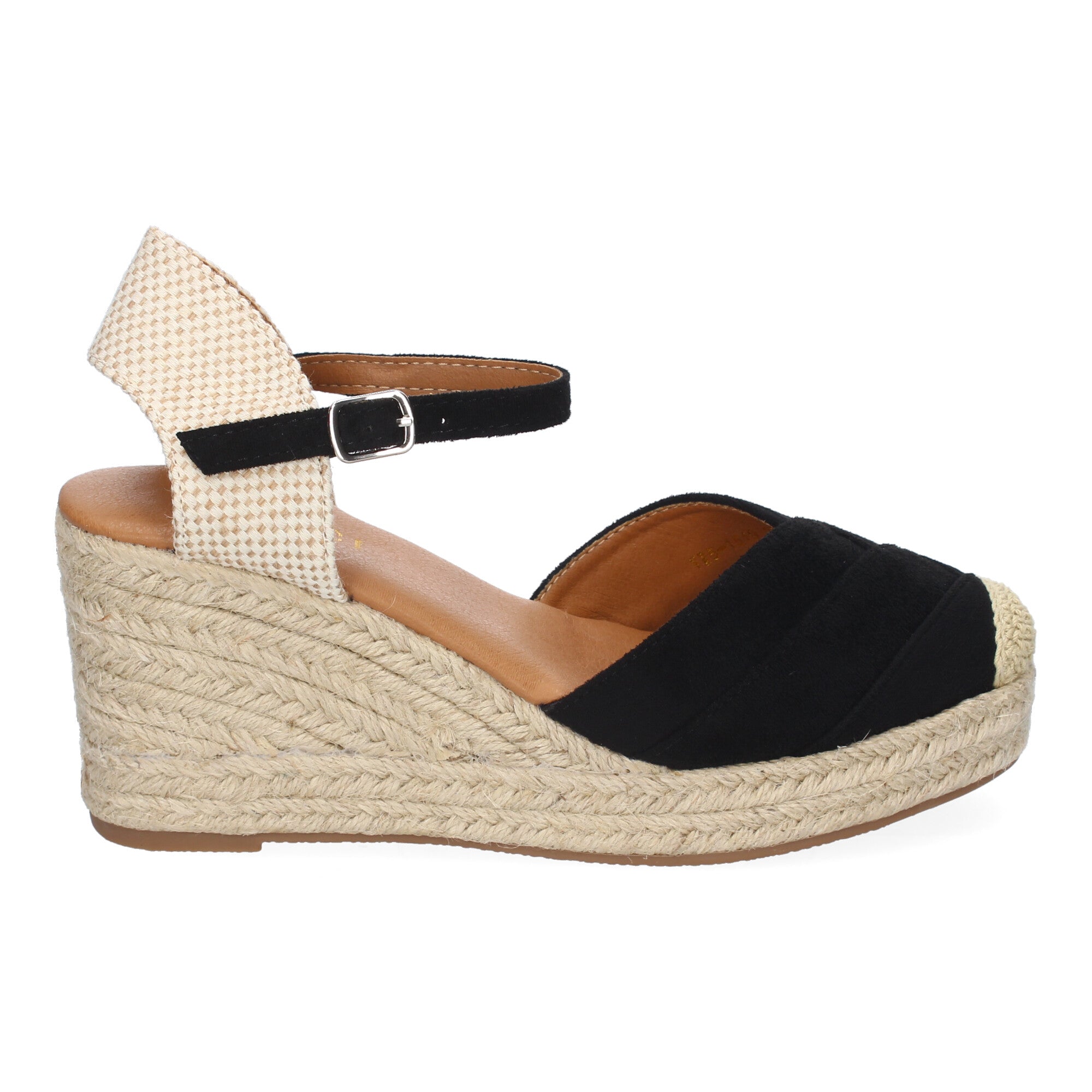 Sandalia de Cuña de Yute para Mujer, Cómoda y Elegante con Diseño Moderno y Hebilla Ajustable
