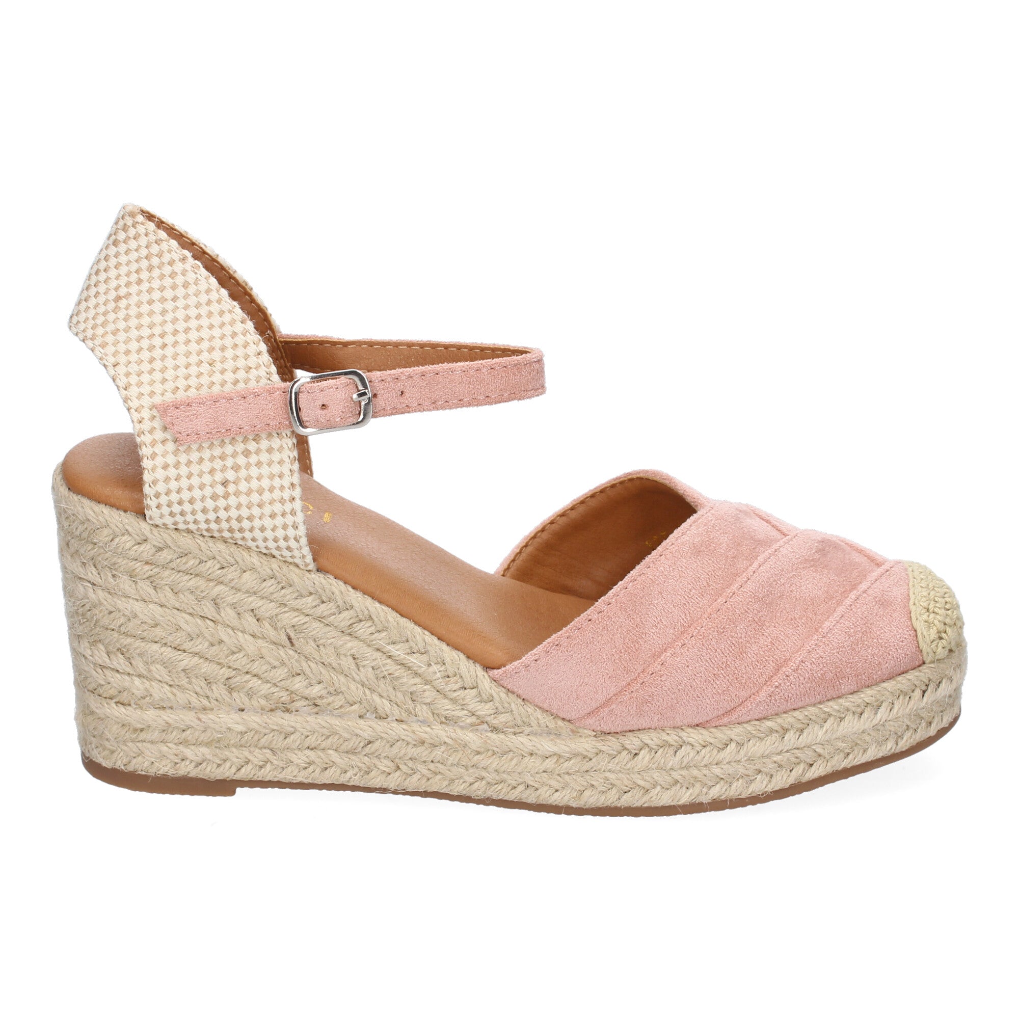 Sandalia de Cuña de Yute para Mujer, Cómoda y Elegante con Diseño Moderno y Hebilla Ajustable