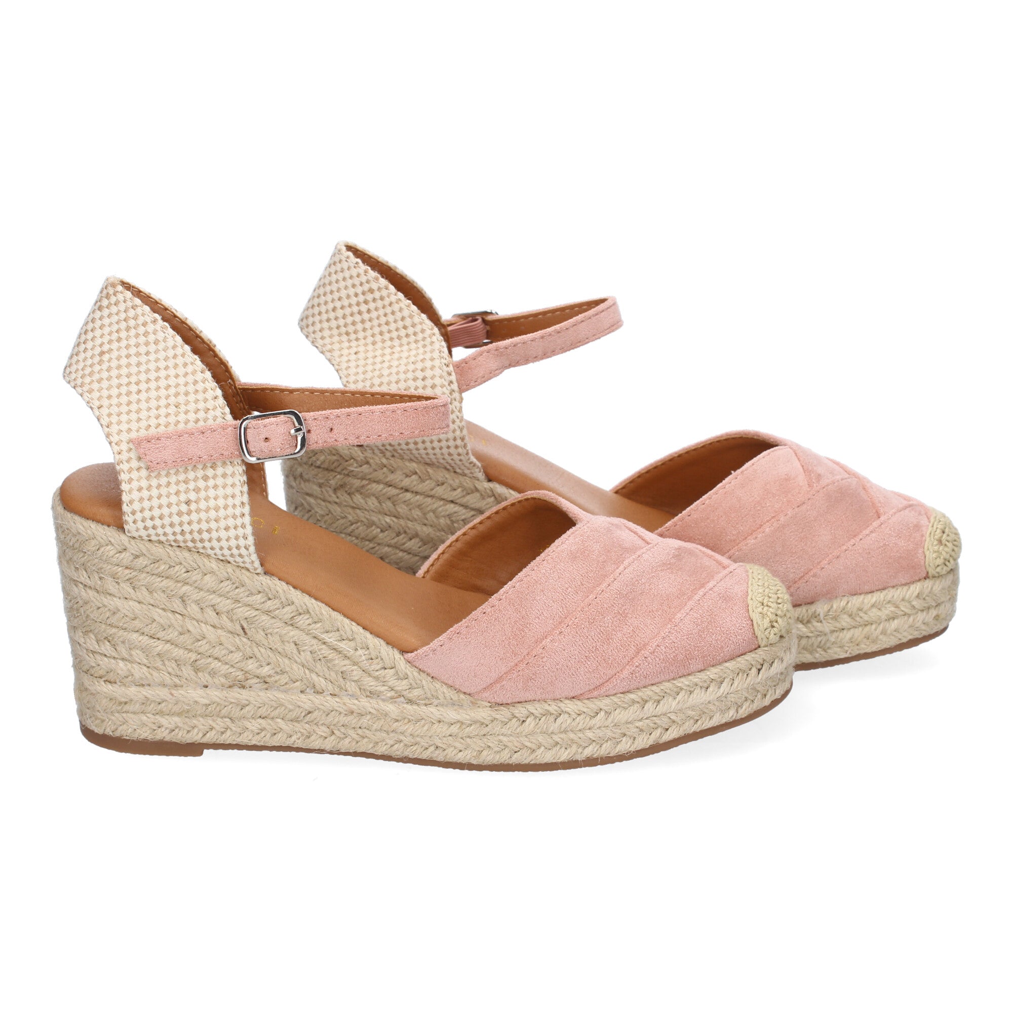 Sandalia de Cuña de Yute para Mujer, Cómoda y Elegante con Diseño Moderno y Hebilla Ajustable