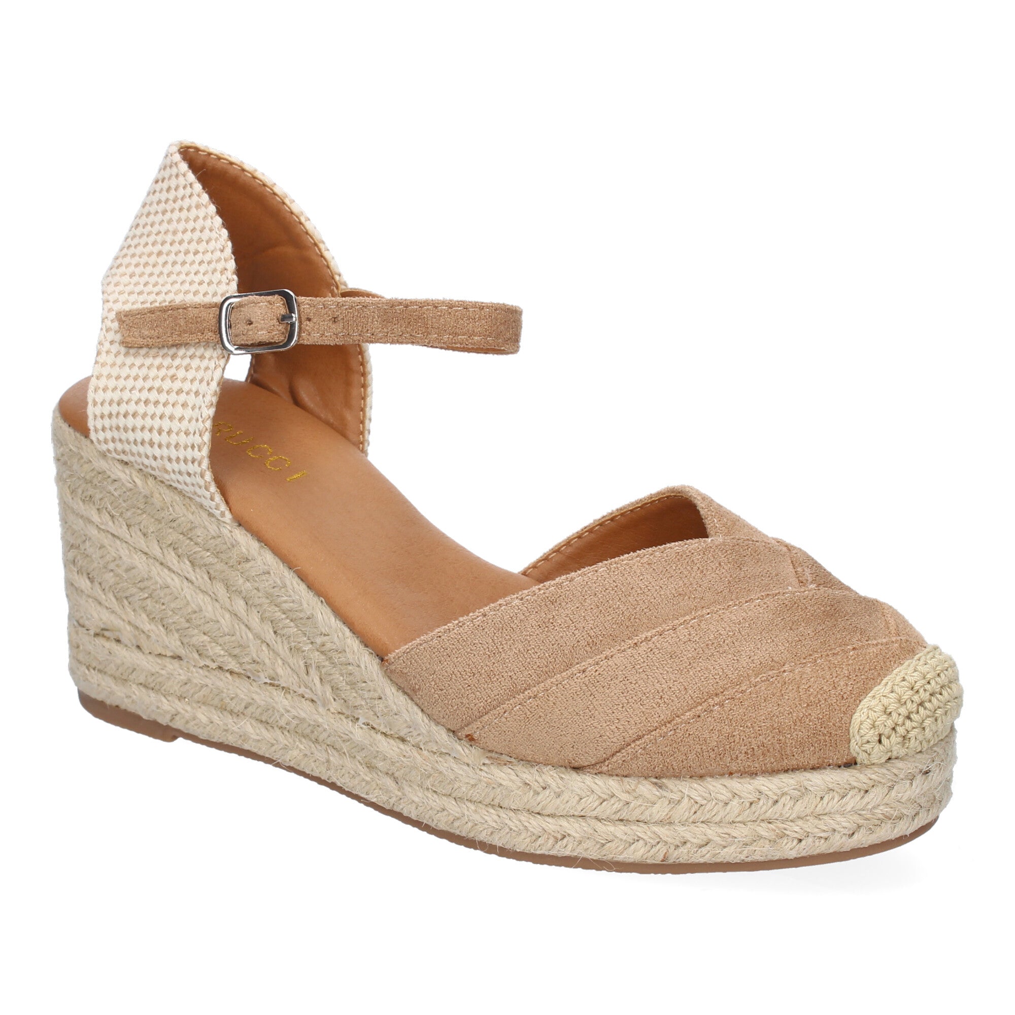 Sandalia de Cuña de Yute para Mujer, Cómoda y Elegante con Diseño Moderno y Hebilla Ajustable