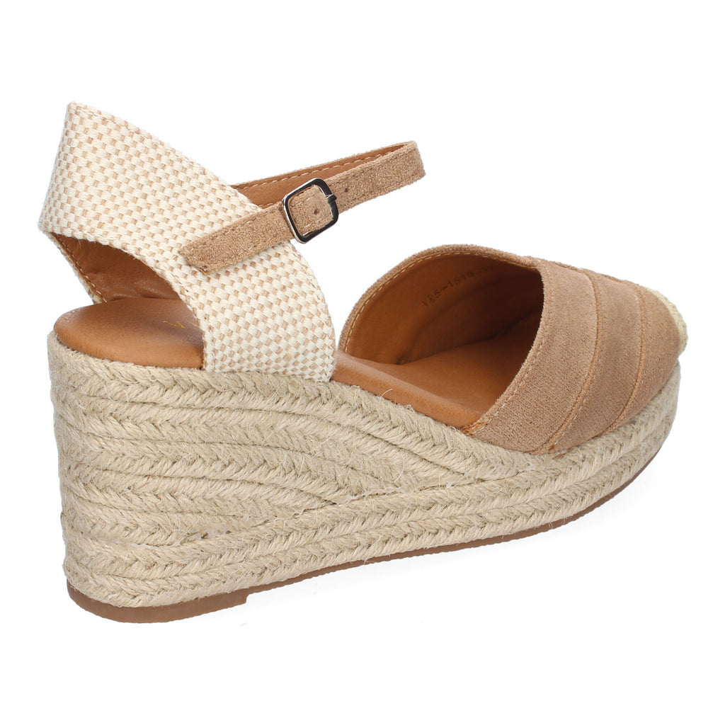 Sandalia de Cuña de Yute para Mujer, Cómoda y Elegante con Diseño Moderno y Hebilla Ajustable