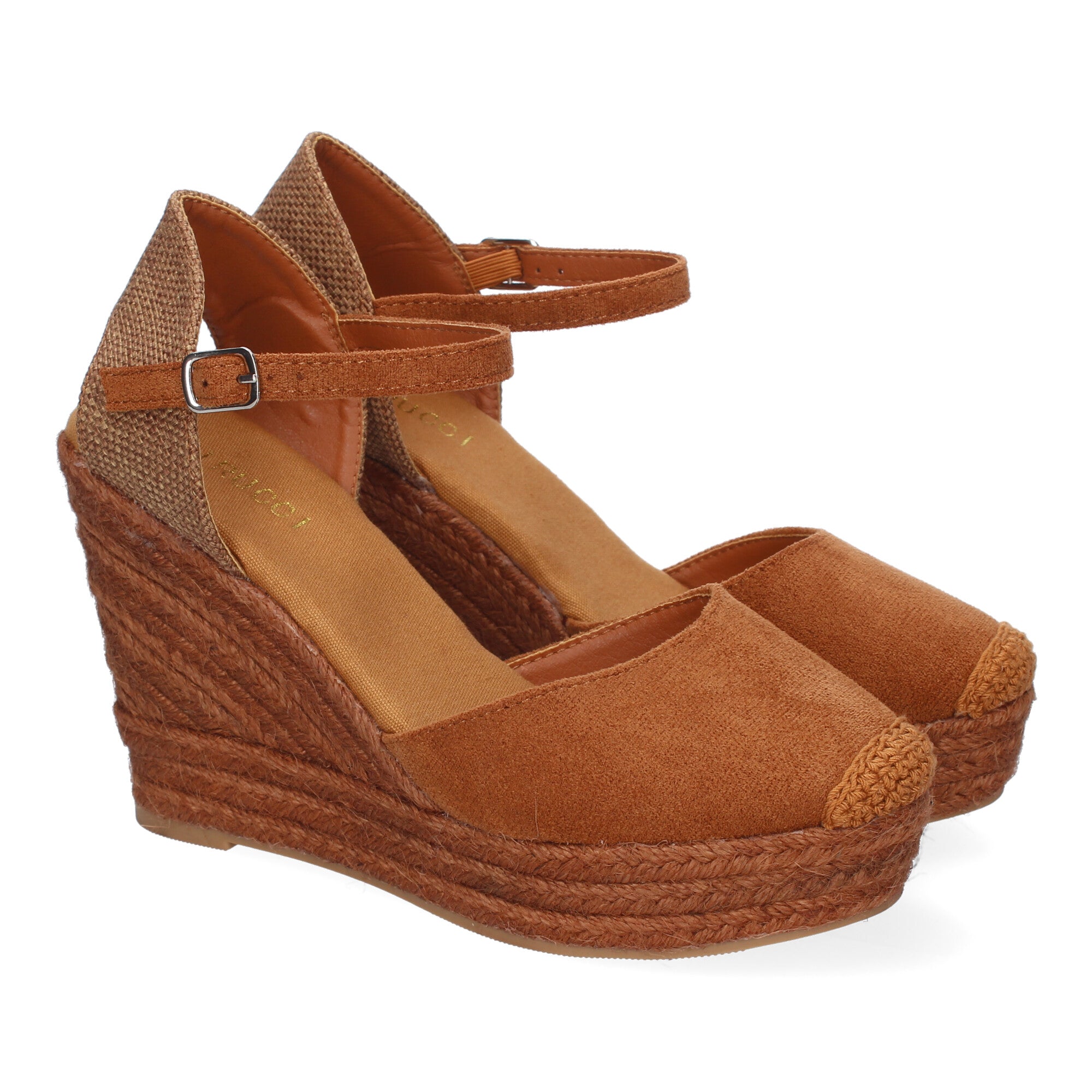 Sandalia de Cuña de Yute para Mujer, Cómoda y Elegante con Diseño Moderno y Hebilla Ajustable