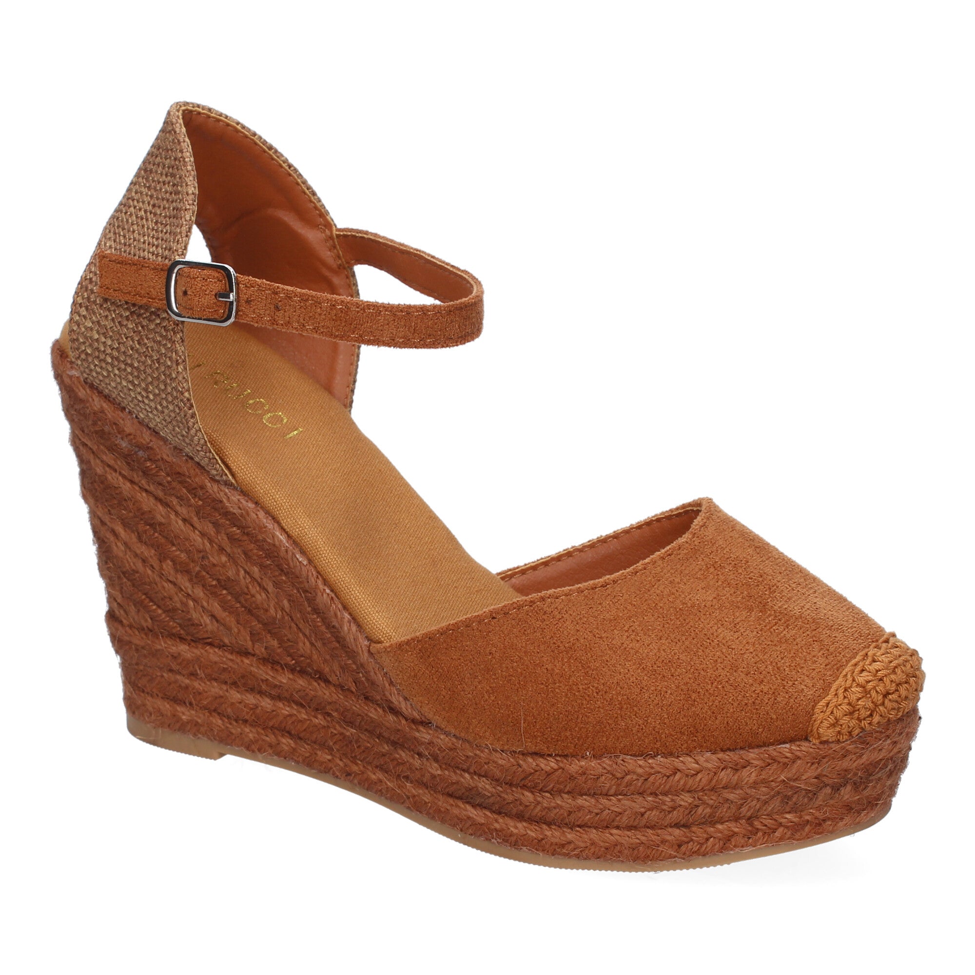 Sandalia de Cuña de Yute para Mujer, Cómoda y Elegante con Diseño Moderno y Hebilla Ajustable