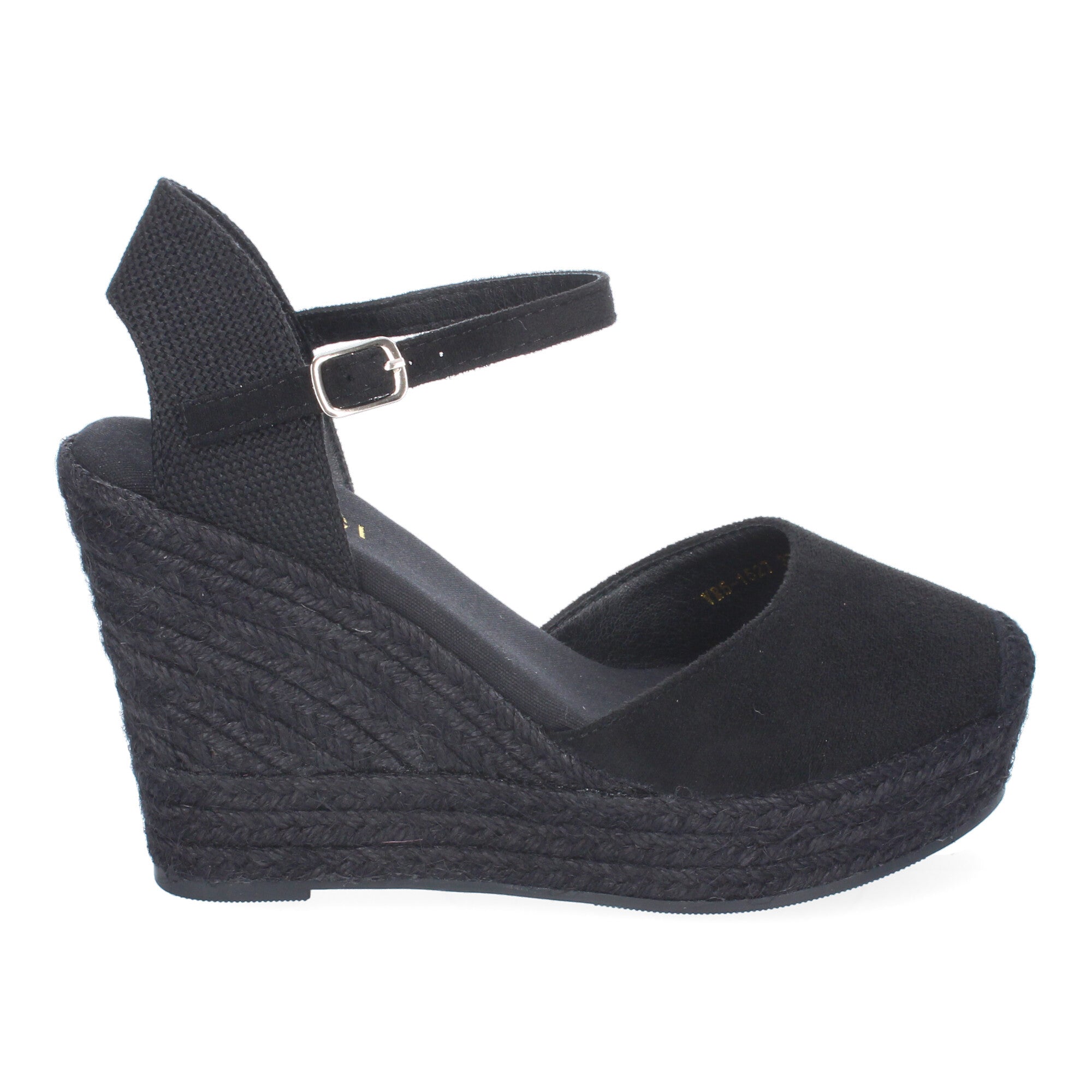 Sandalia de Cuña de Yute para Mujer, Cómoda y Elegante con Diseño Moderno y Cierre de Hebilla Ajustable al Tobillo
