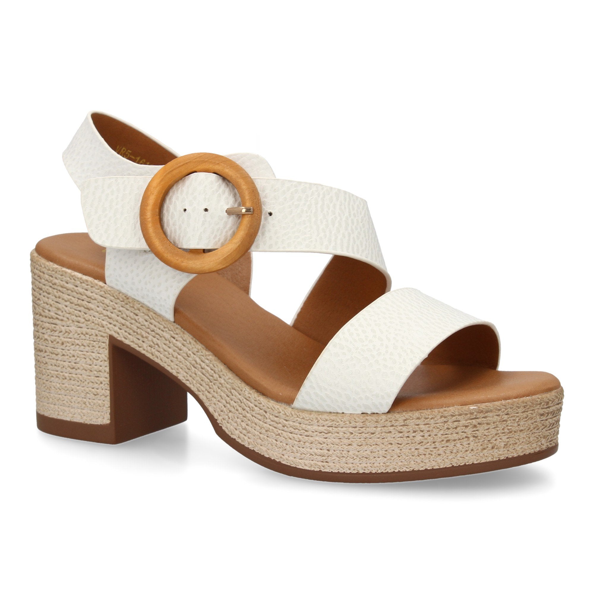Sandalia Blanca de Tacon  Para Mujer