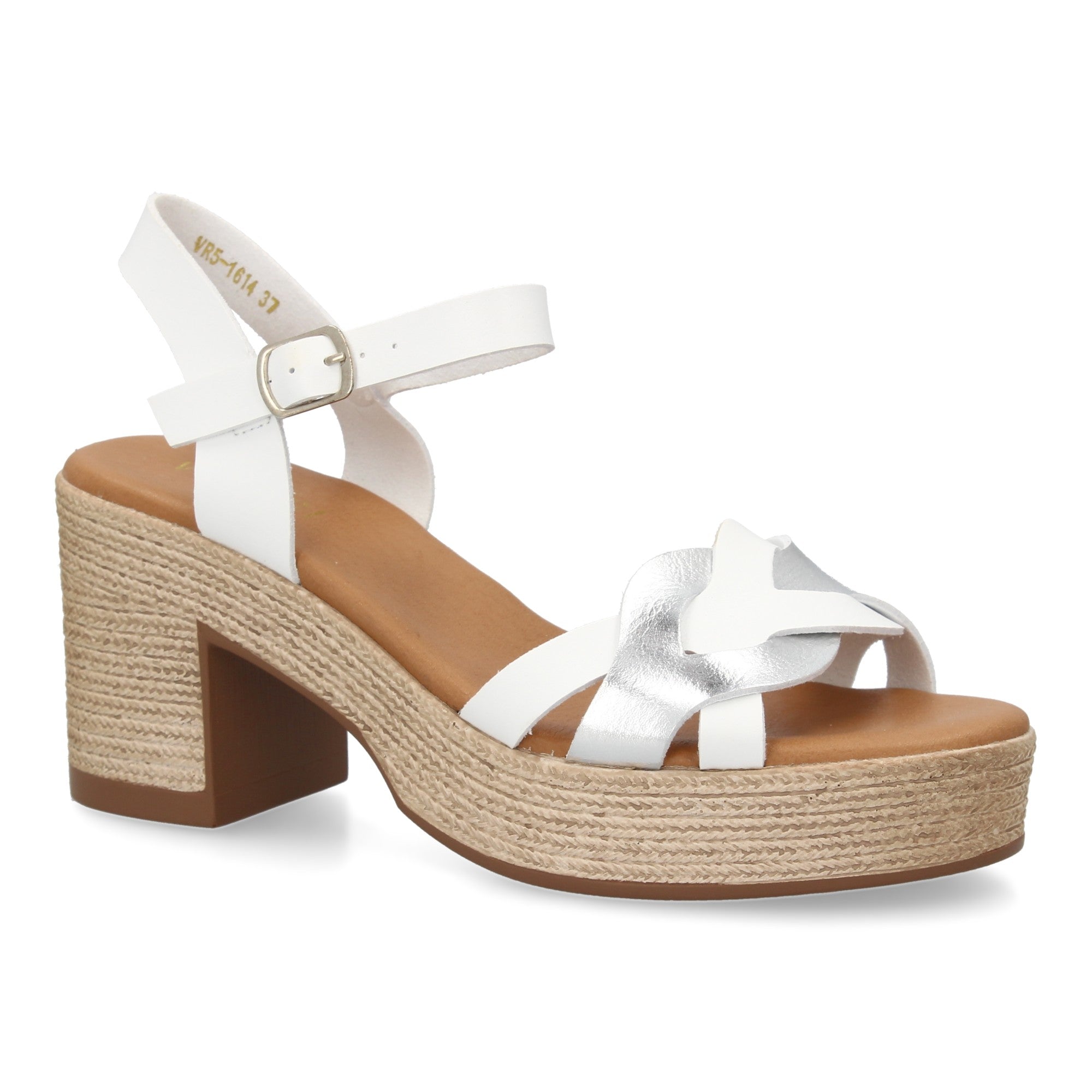 Sandalia Blanca de Tacon  Para Mujer