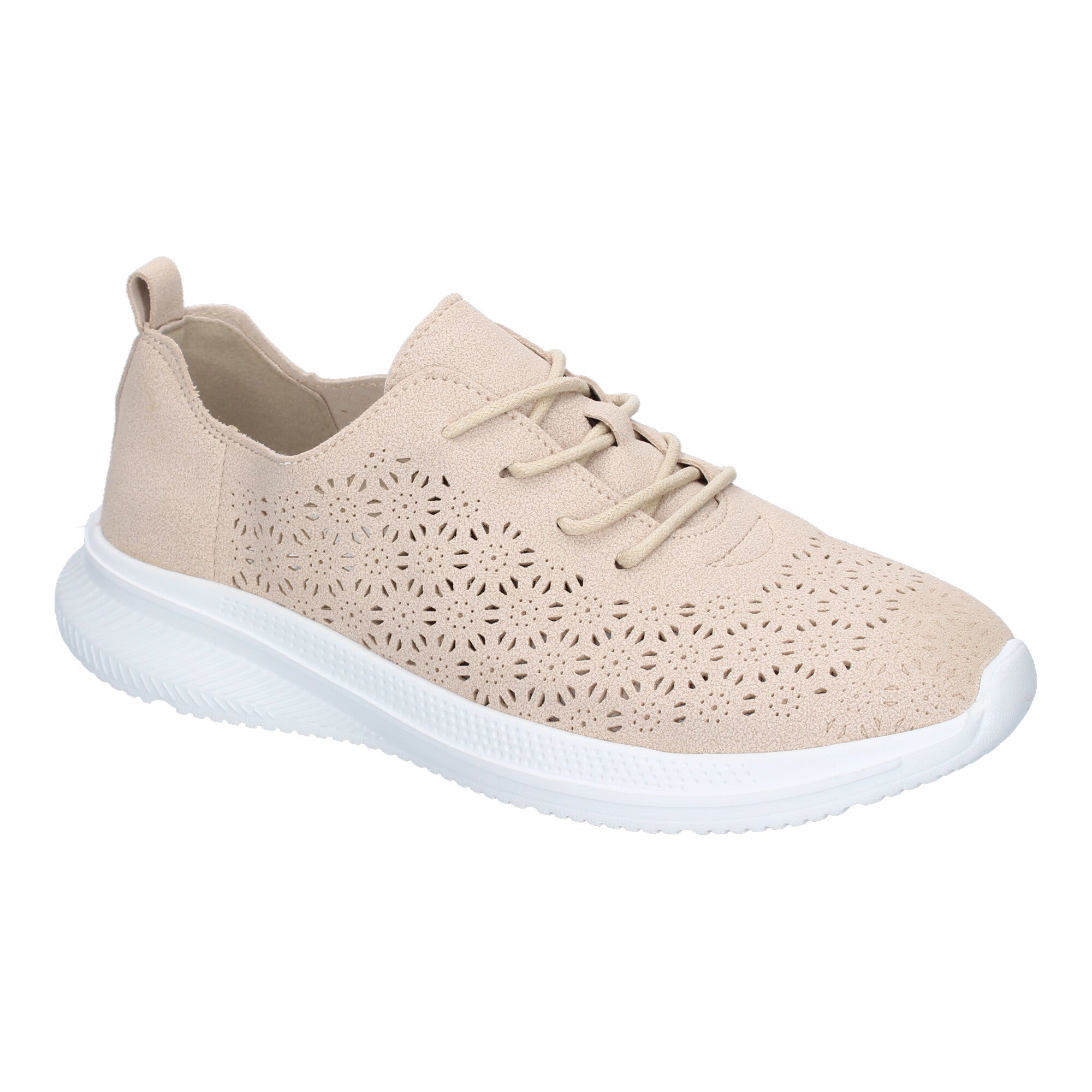 Zapatilla Deportiva de Mujer Casual Beige