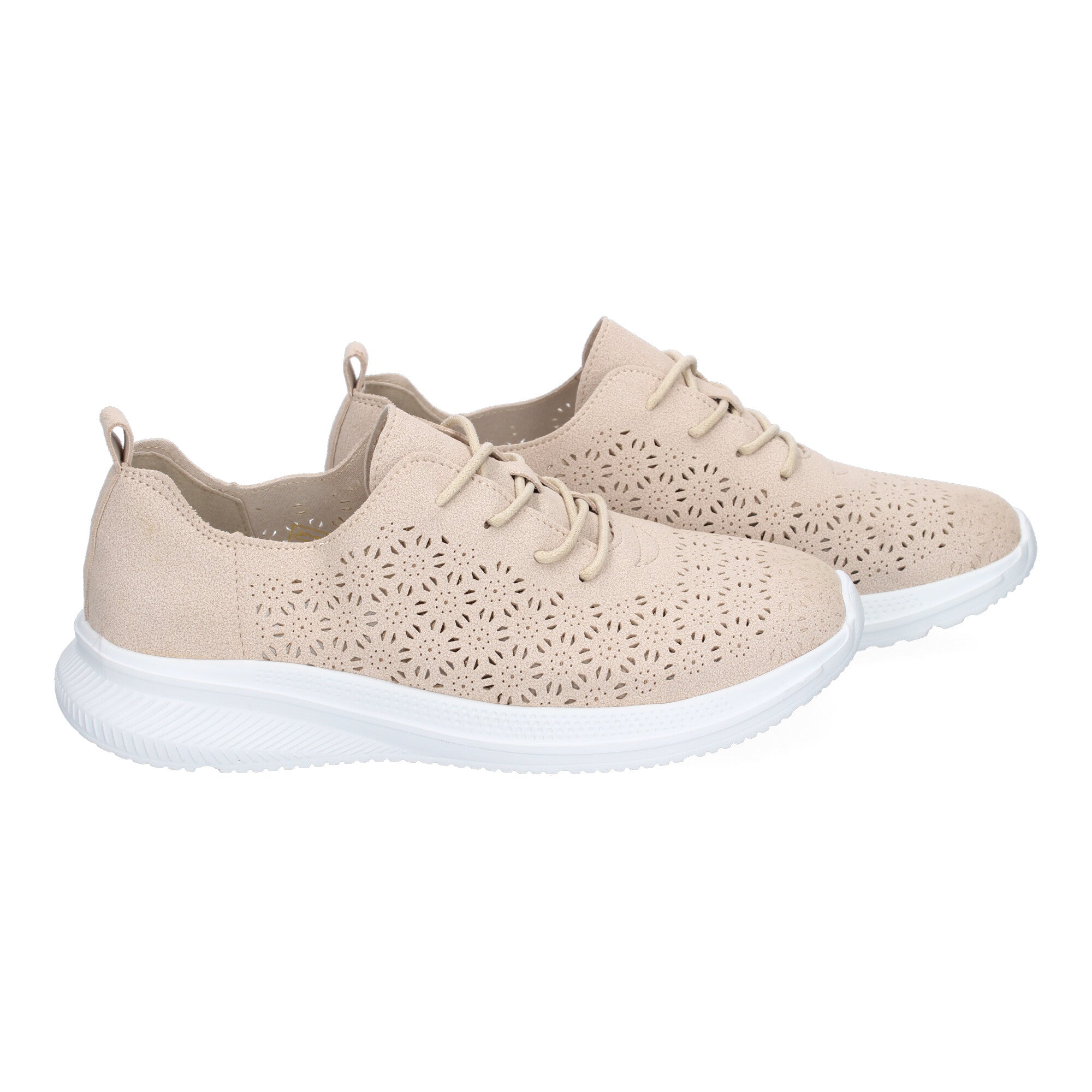 Zapatilla Deportiva de Mujer Casual Beige