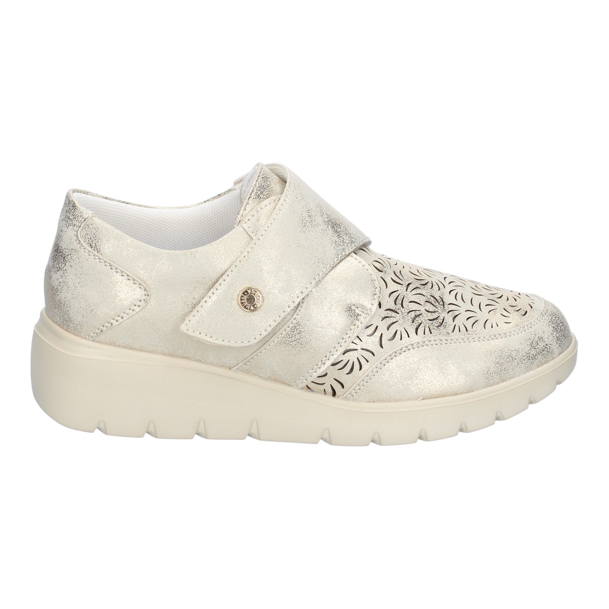 Zapatillas Casual de Mujer Diseño Moderno y Elegante Doradas