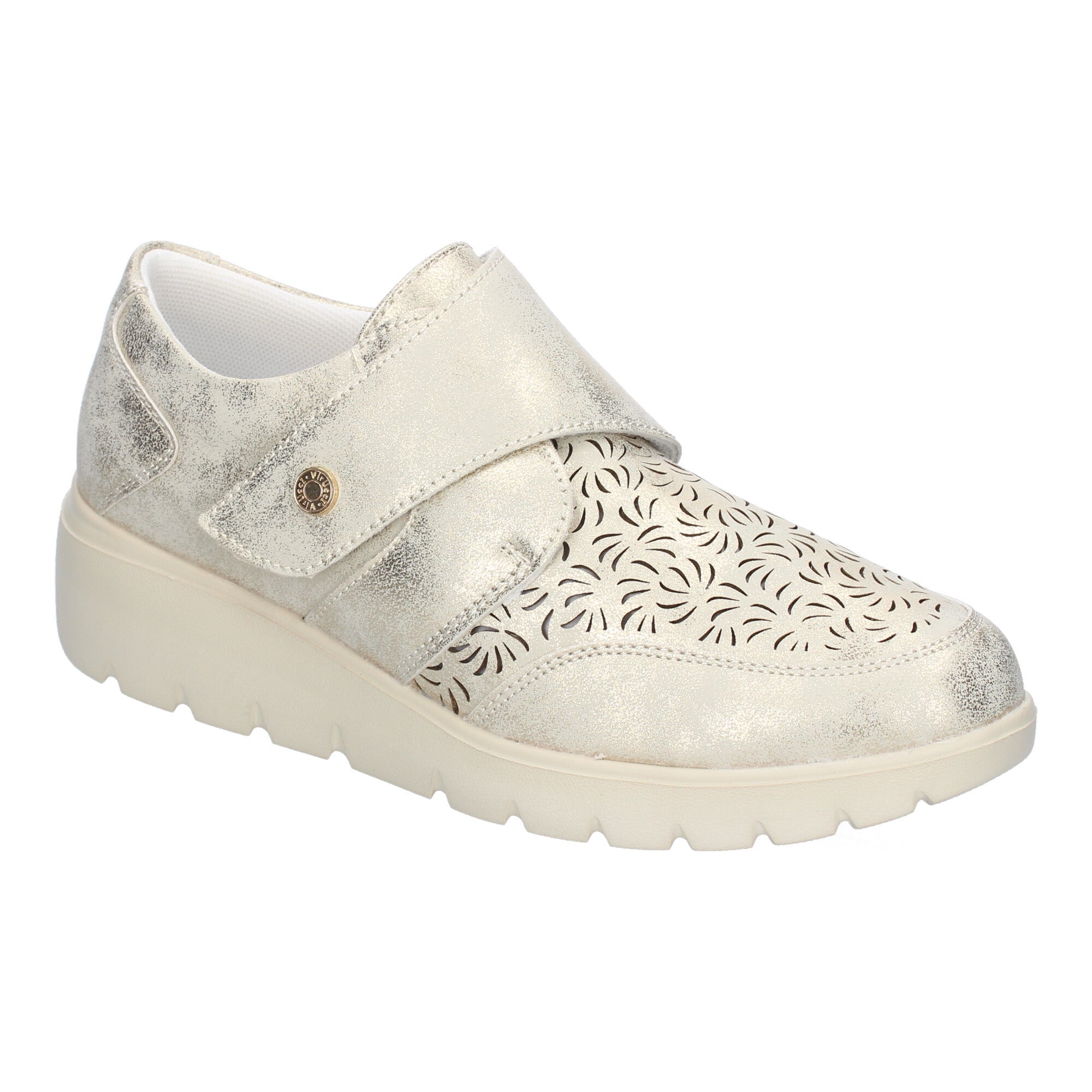 Zapatillas Casual de Mujer Diseño Moderno y Elegante Doradas