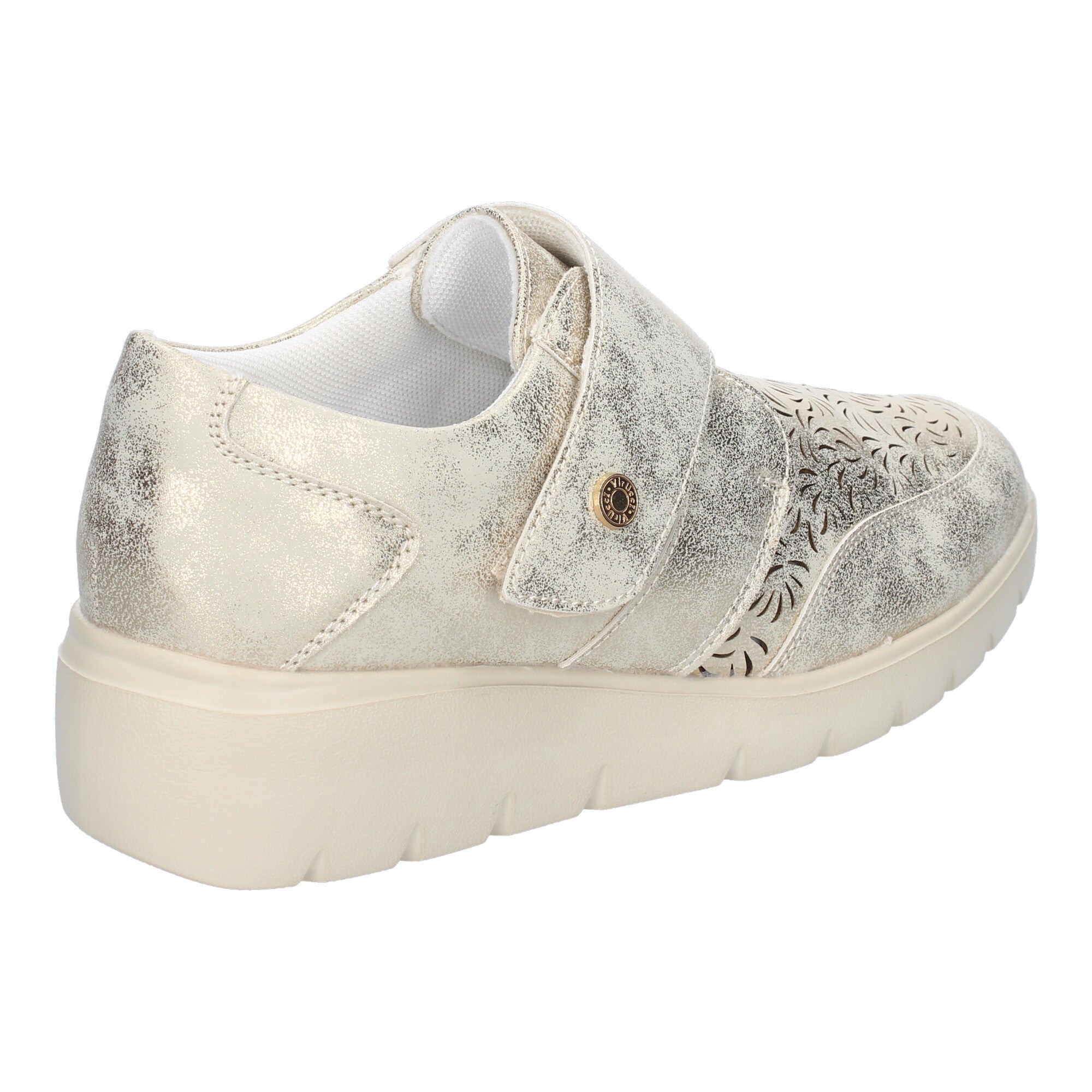 Zapatillas Casual de Mujer Diseño Moderno y Elegante Doradas