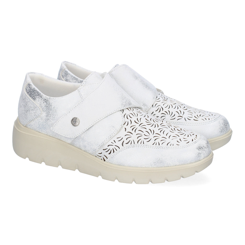 Zapatillas Casual de Mujer Diseño Moderno y Elegante Plateado