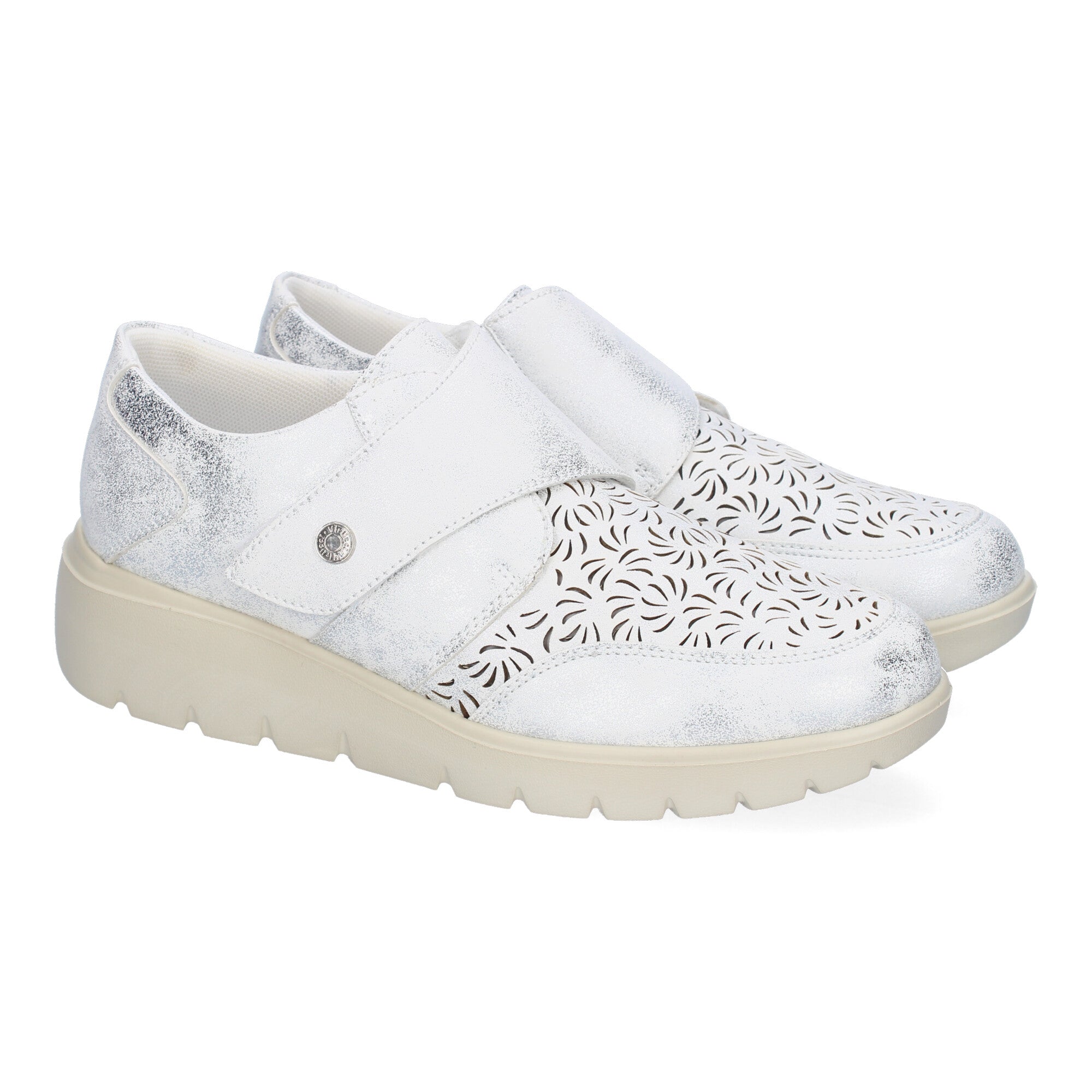 Zapatillas Casual de Mujer Diseño Moderno y Elegante Plateado