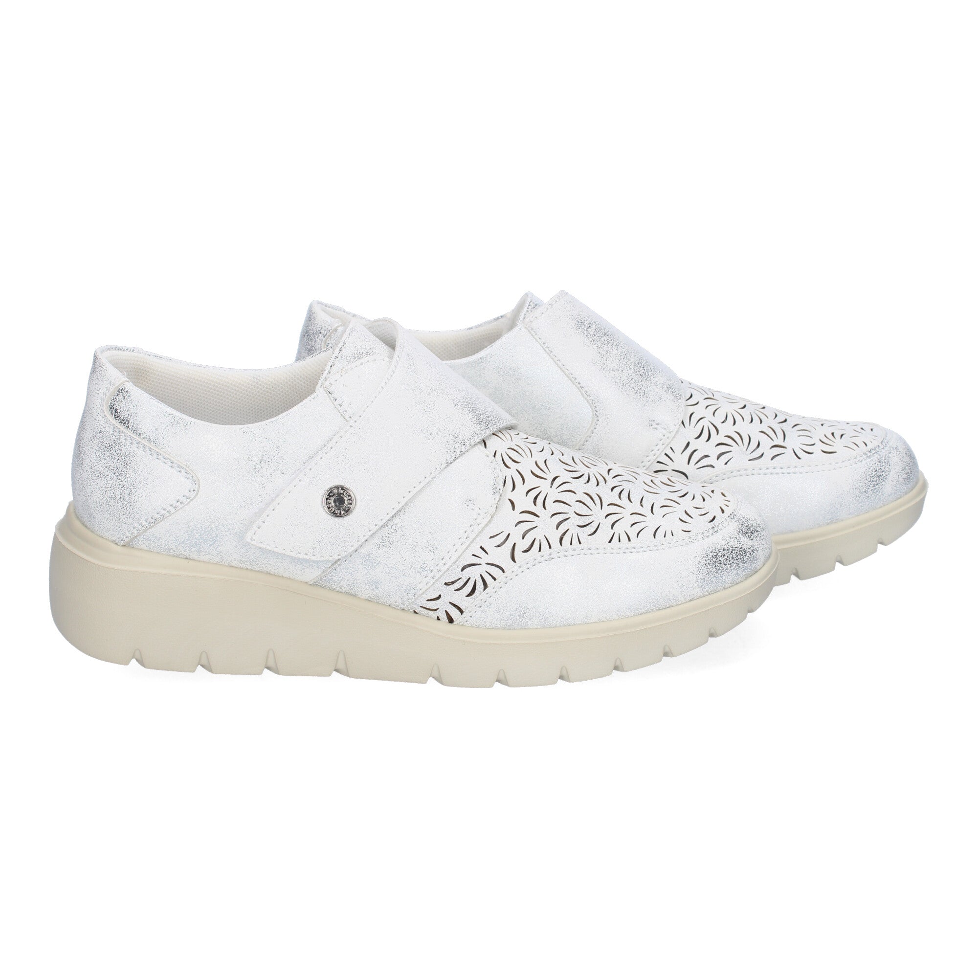 Zapatillas Casual de Mujer Diseño Moderno y Elegante Plateado