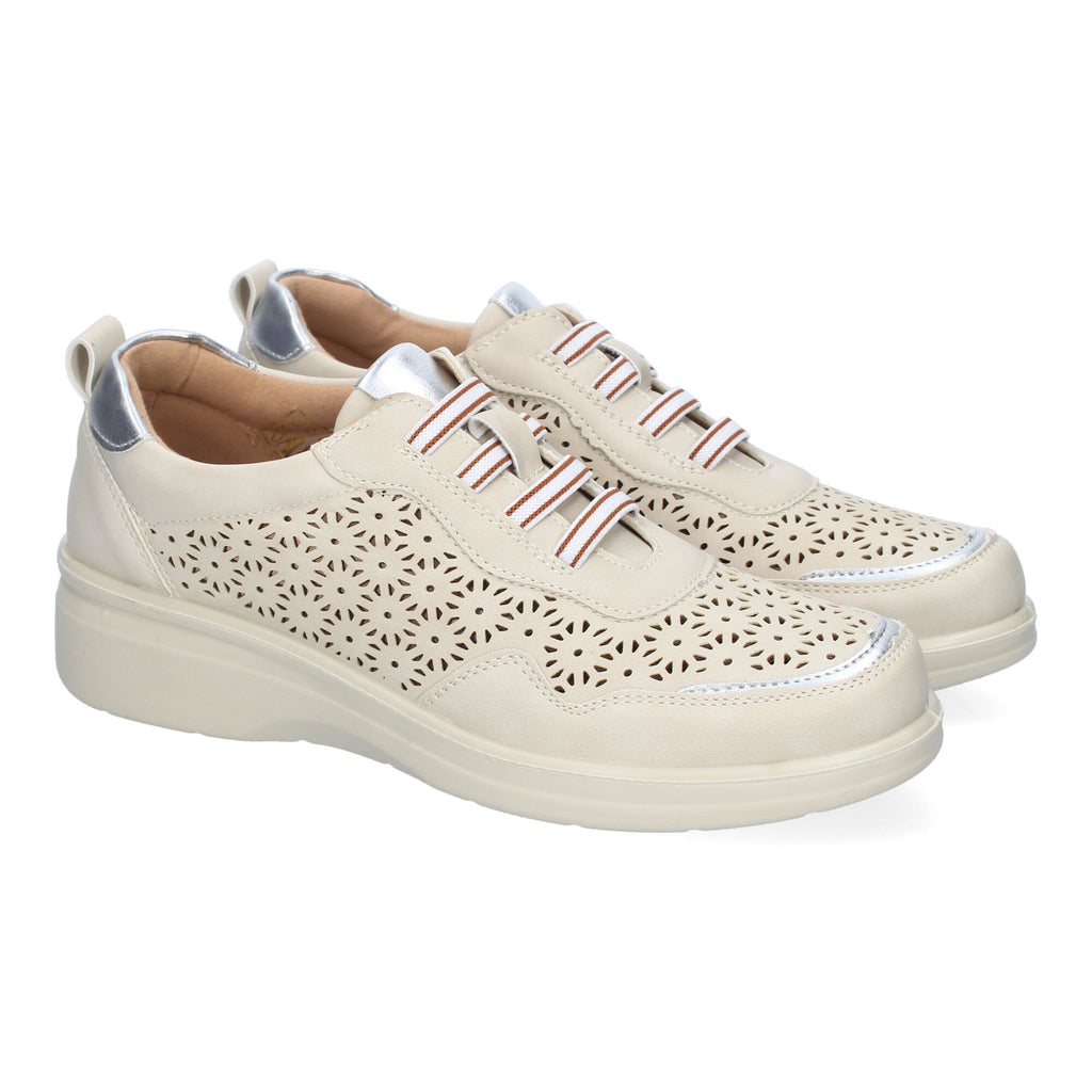 Zapatillas Casual Slip On de Mujer Comodas Elegante Beige