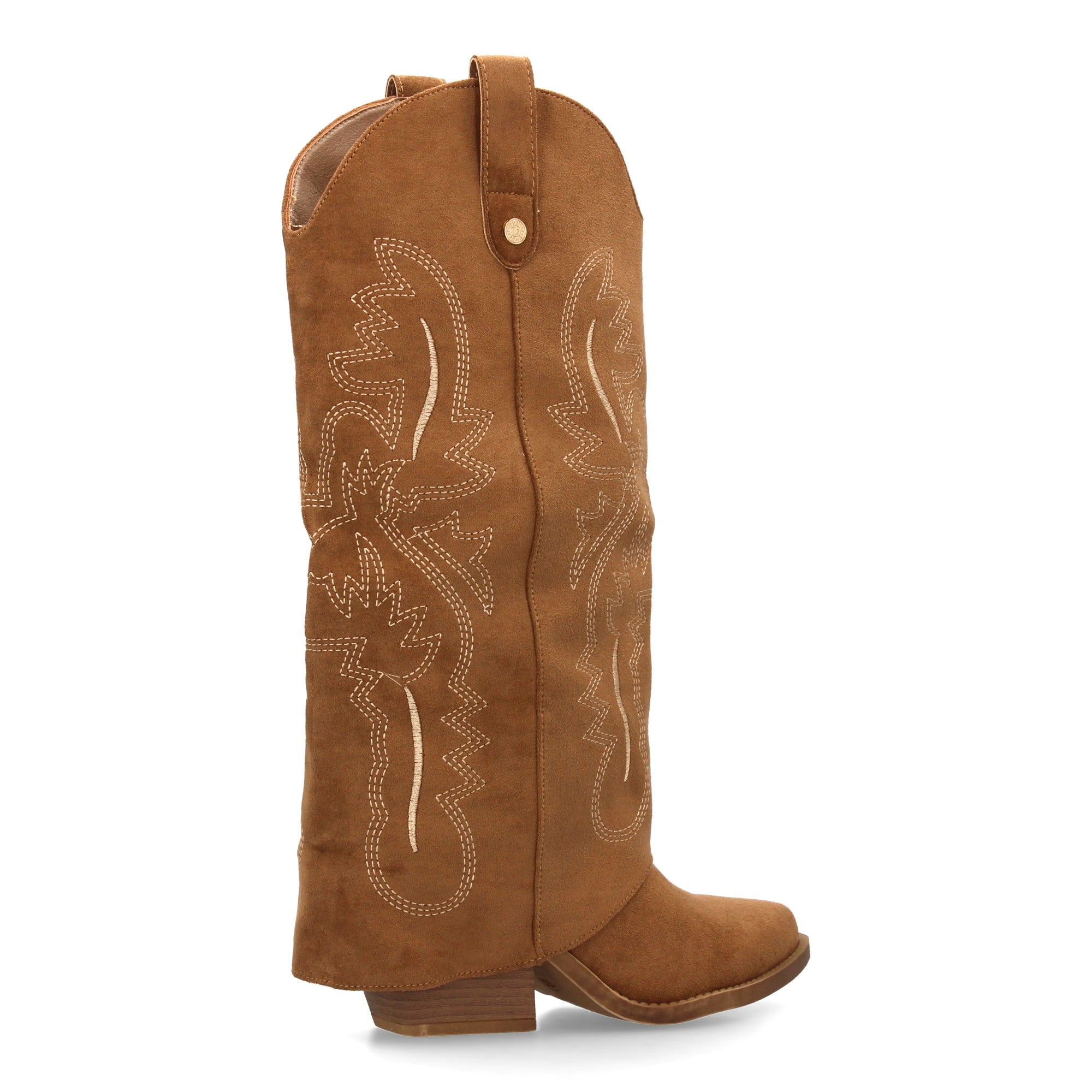 Bota Cowboy de Mujer con Tacón Cubano y Bordados