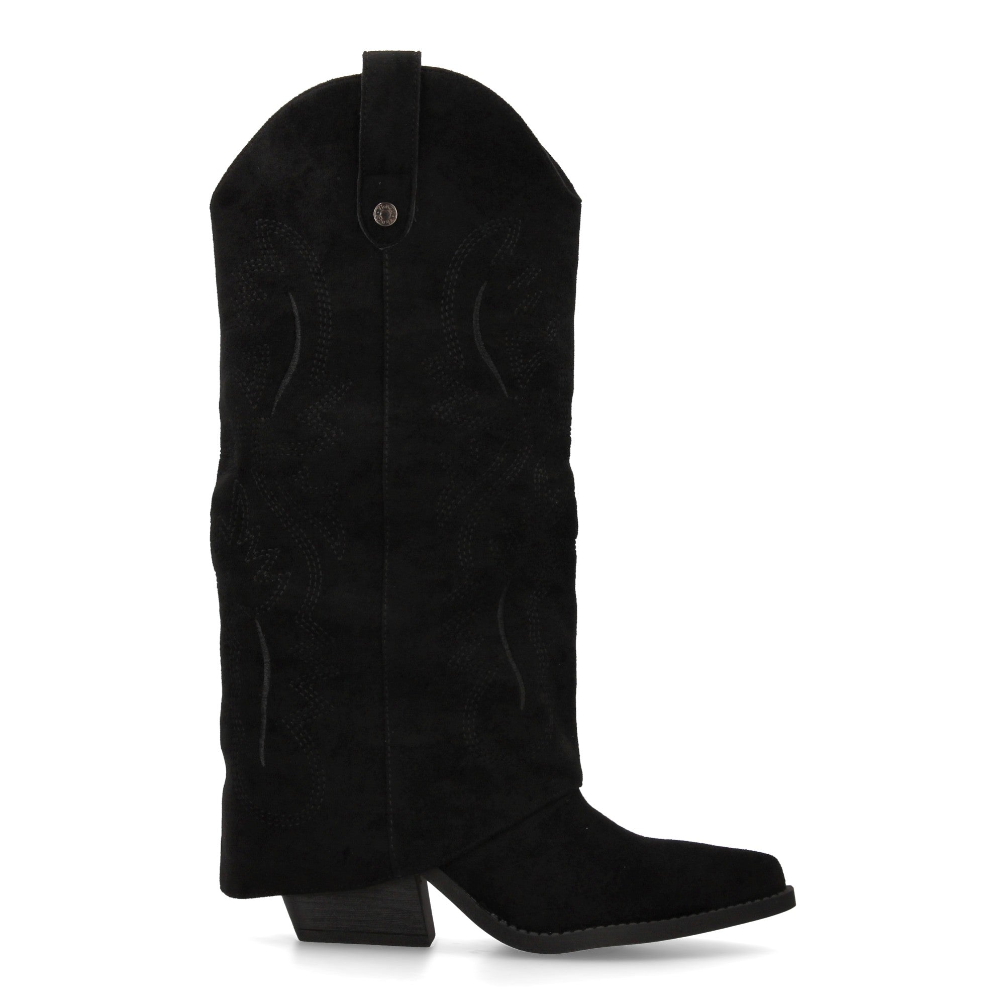 Bota Cowboy de Mujer con Tacón Cubano y Bordados