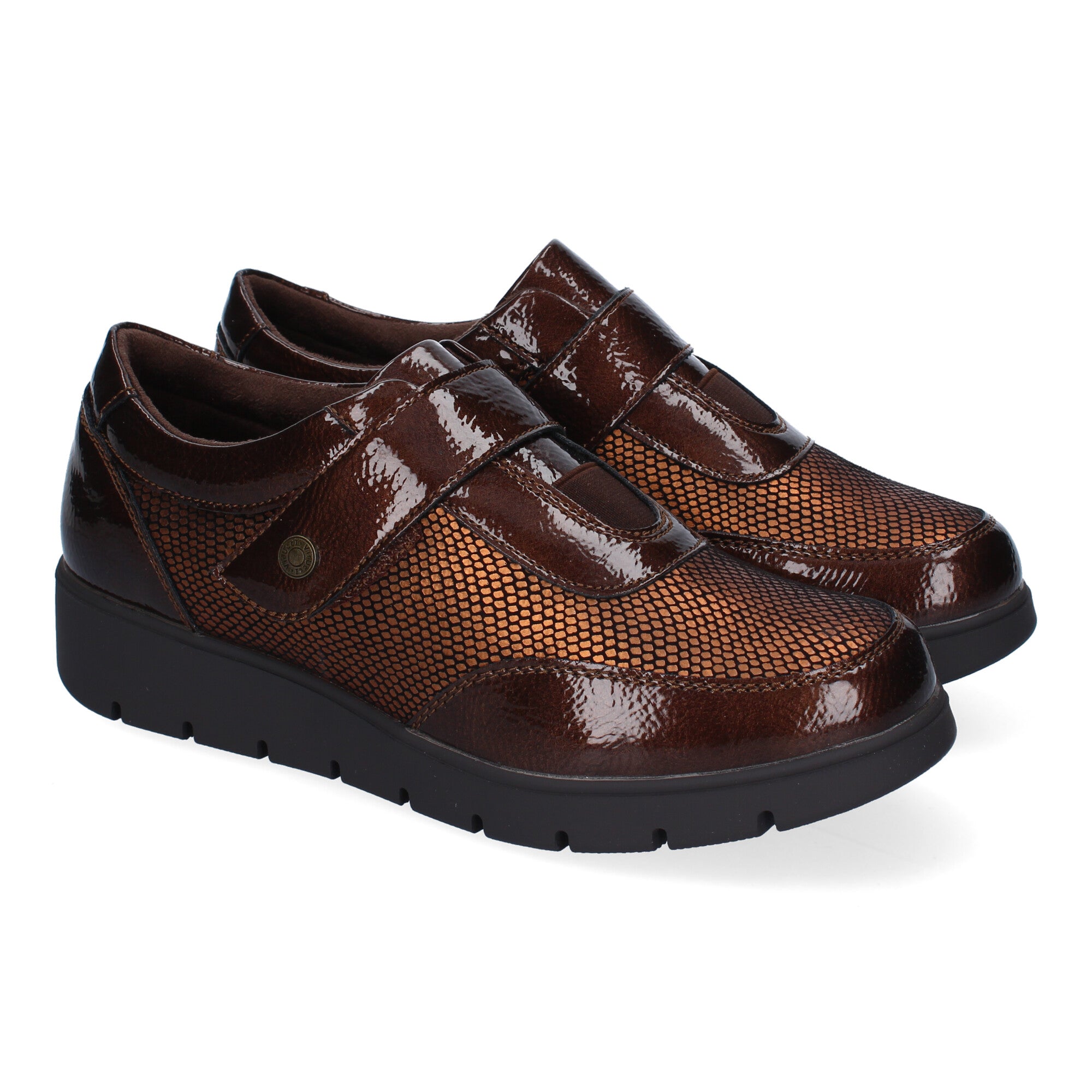 Zapatillas Casual de Mujer Comodas y Elegantes Bronce