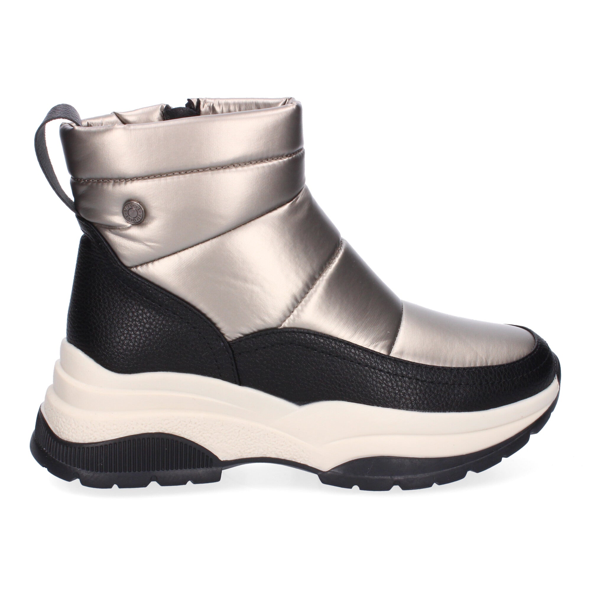Botines negros acolchados