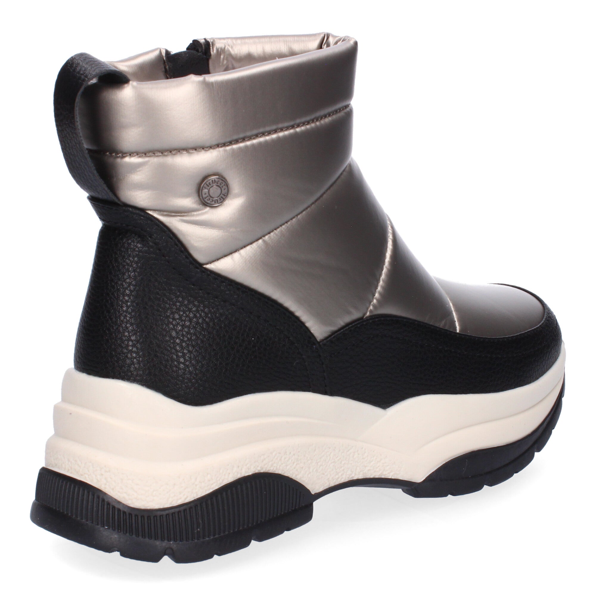 Botines negros acolchados