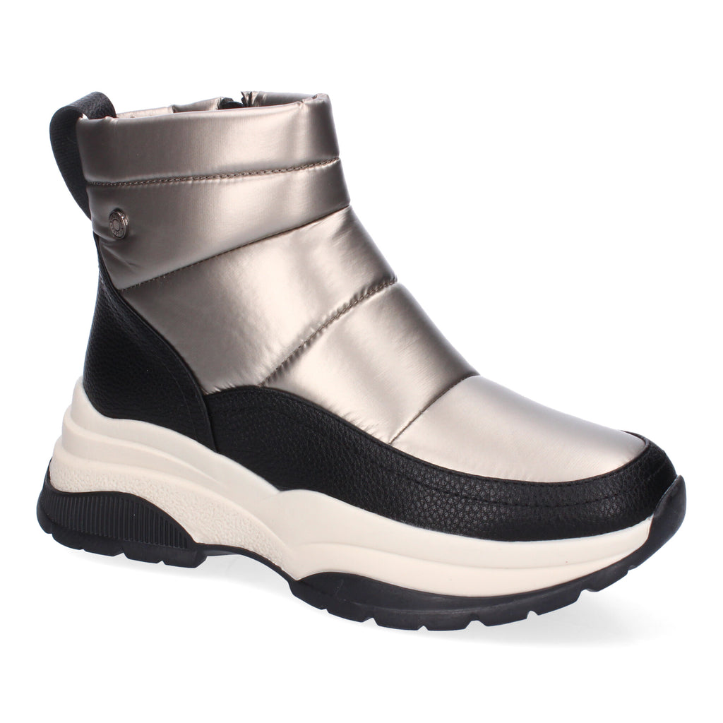 Botines negros acolchados