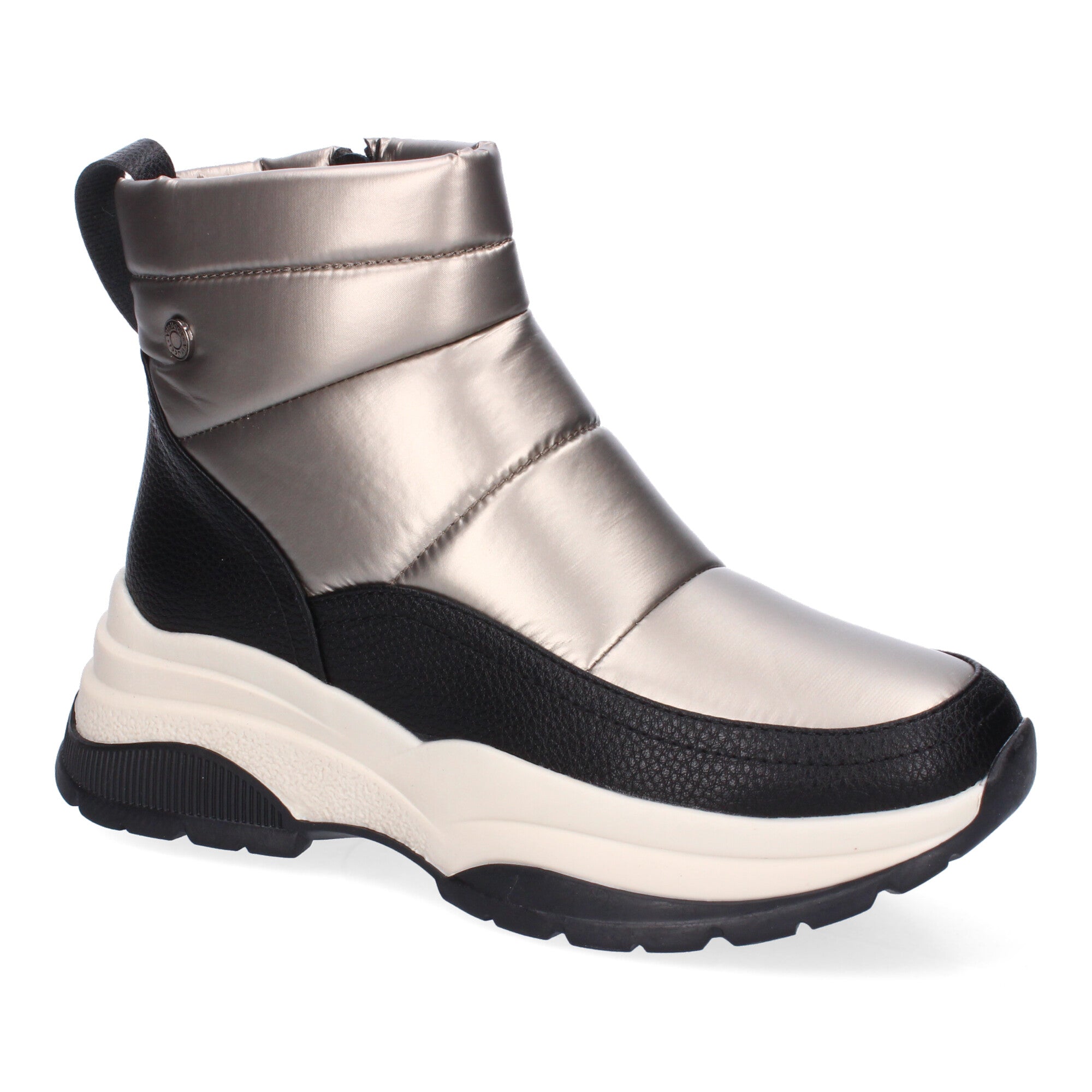 Botines negros acolchados