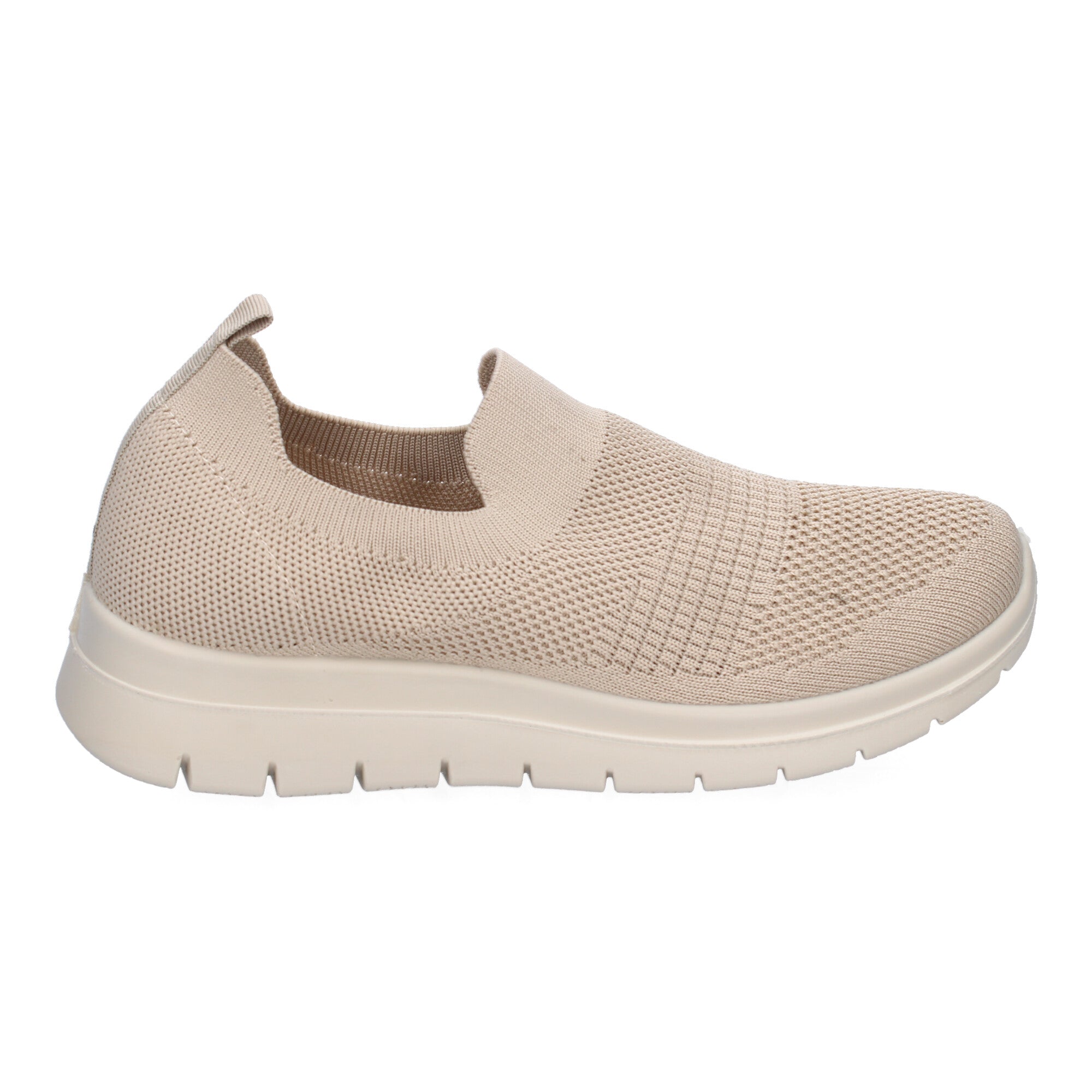 Zapatilla Plana Comoda para Mujer Beige