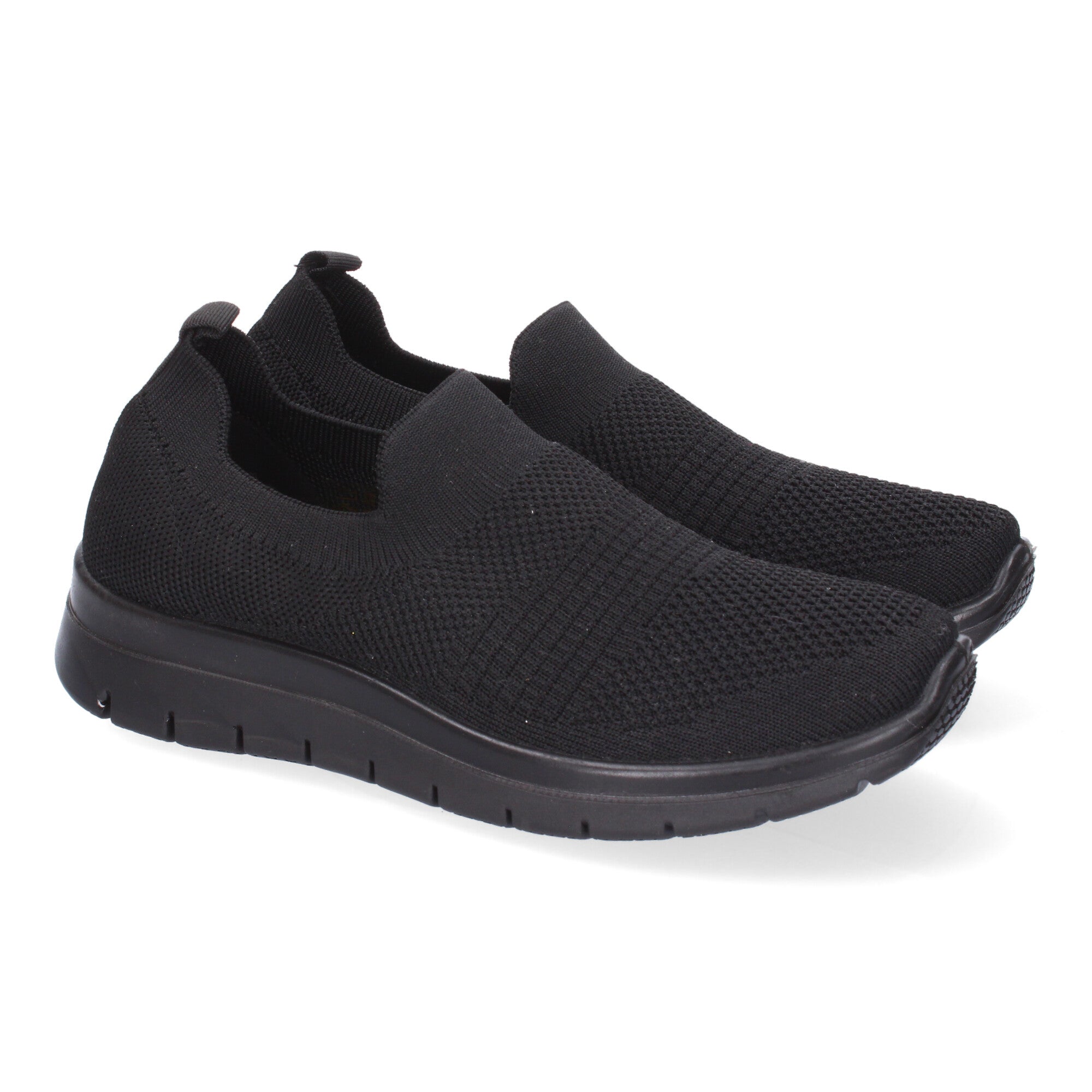 Zapatilla Plana Comoda para Mujer Negras