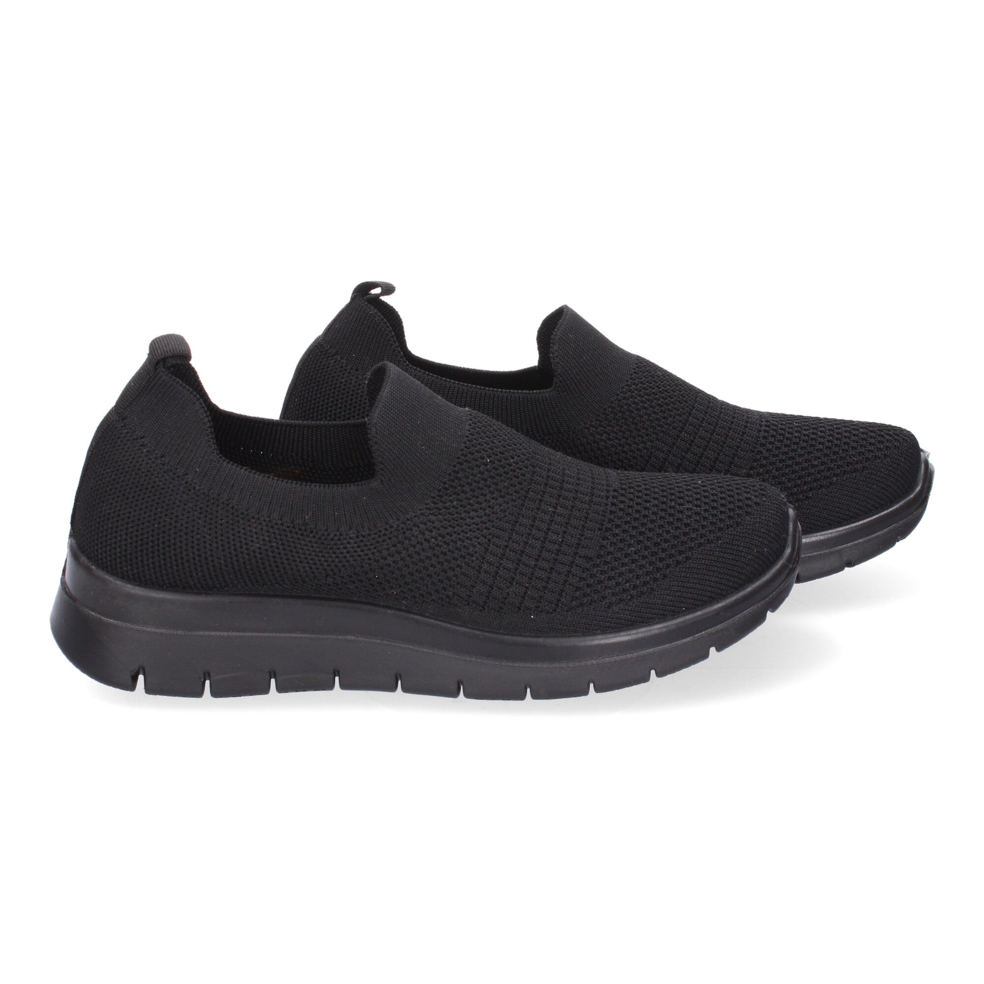 Zapatilla Plana Comoda para Mujer Negras