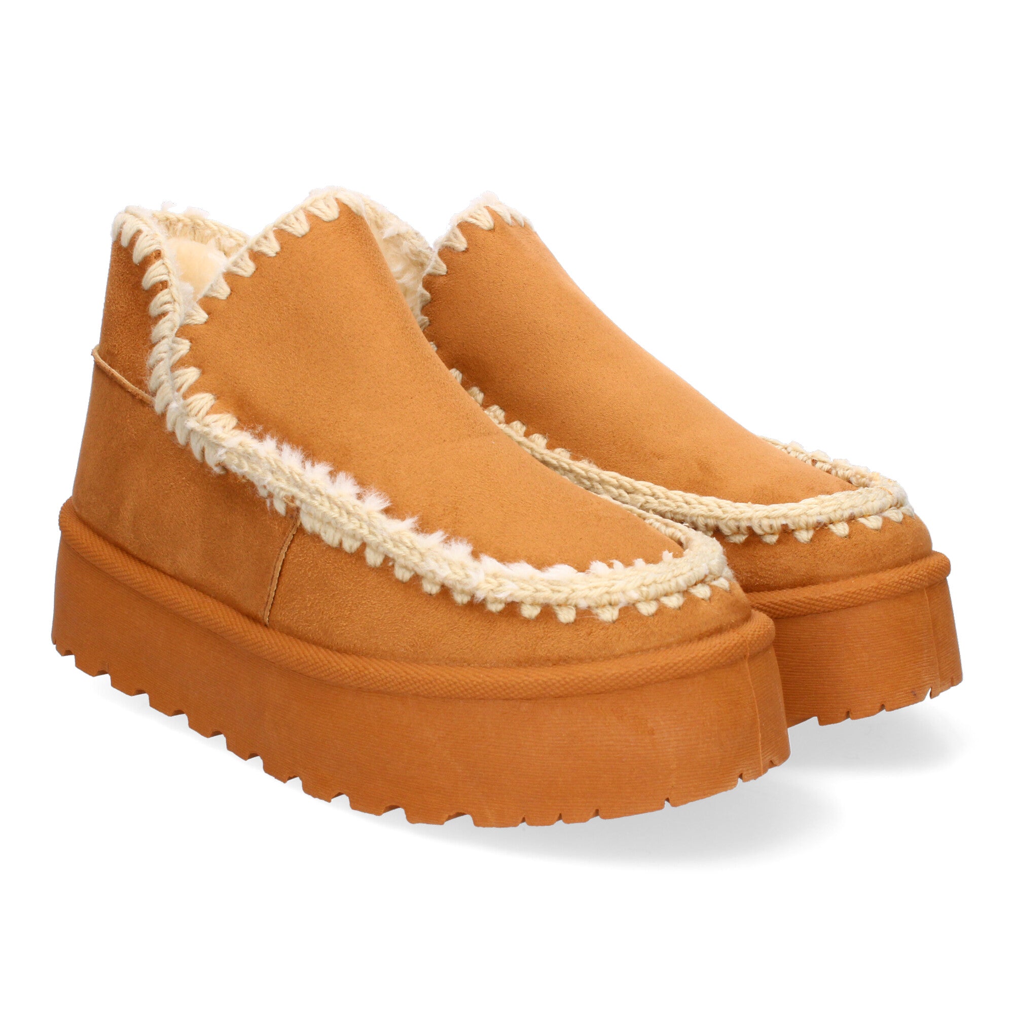 Botin con borreguillo interior cuero