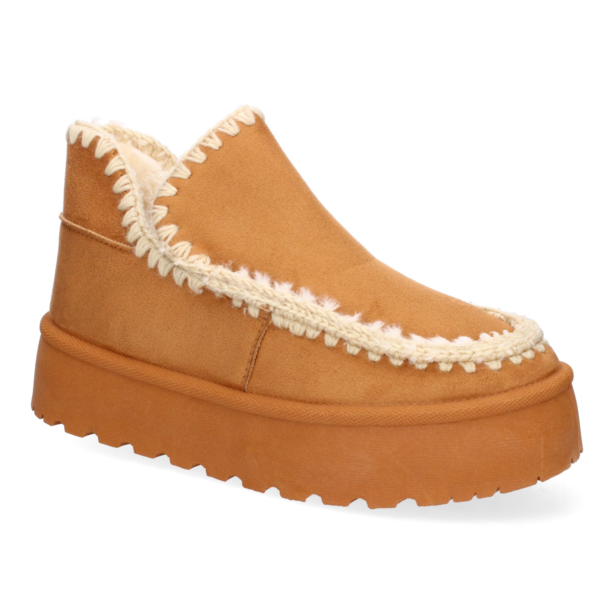 Botin con borreguillo interior cuero